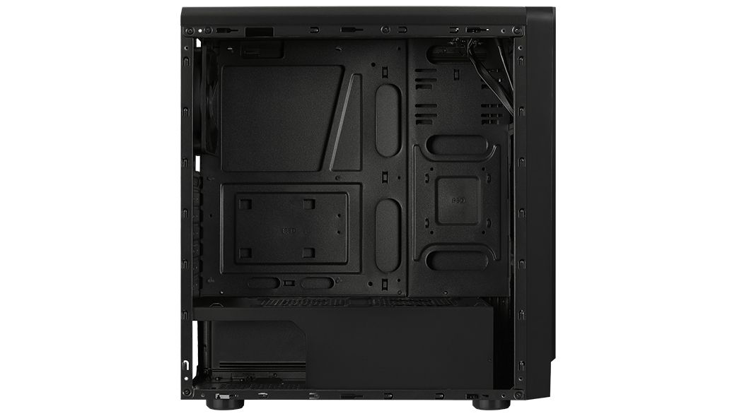 AeroCool Geh Midi Rift Black MicroATX/ATX/MiniITX o.N.