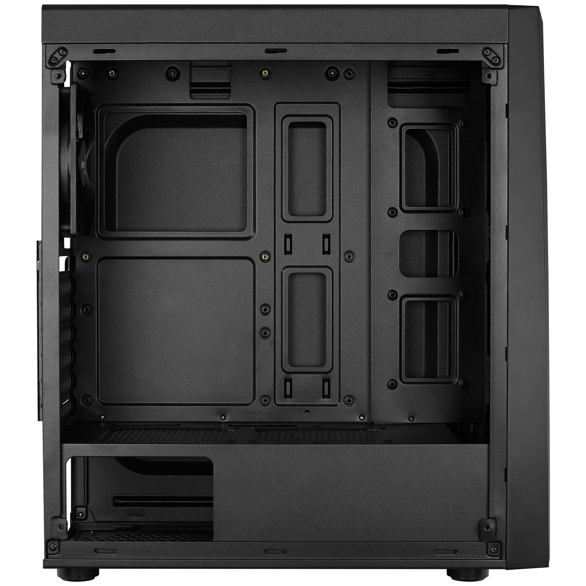 AeroCool Geh Midi Bolt Black RGB MicroATX/ATX/Mini-ITX o.N.