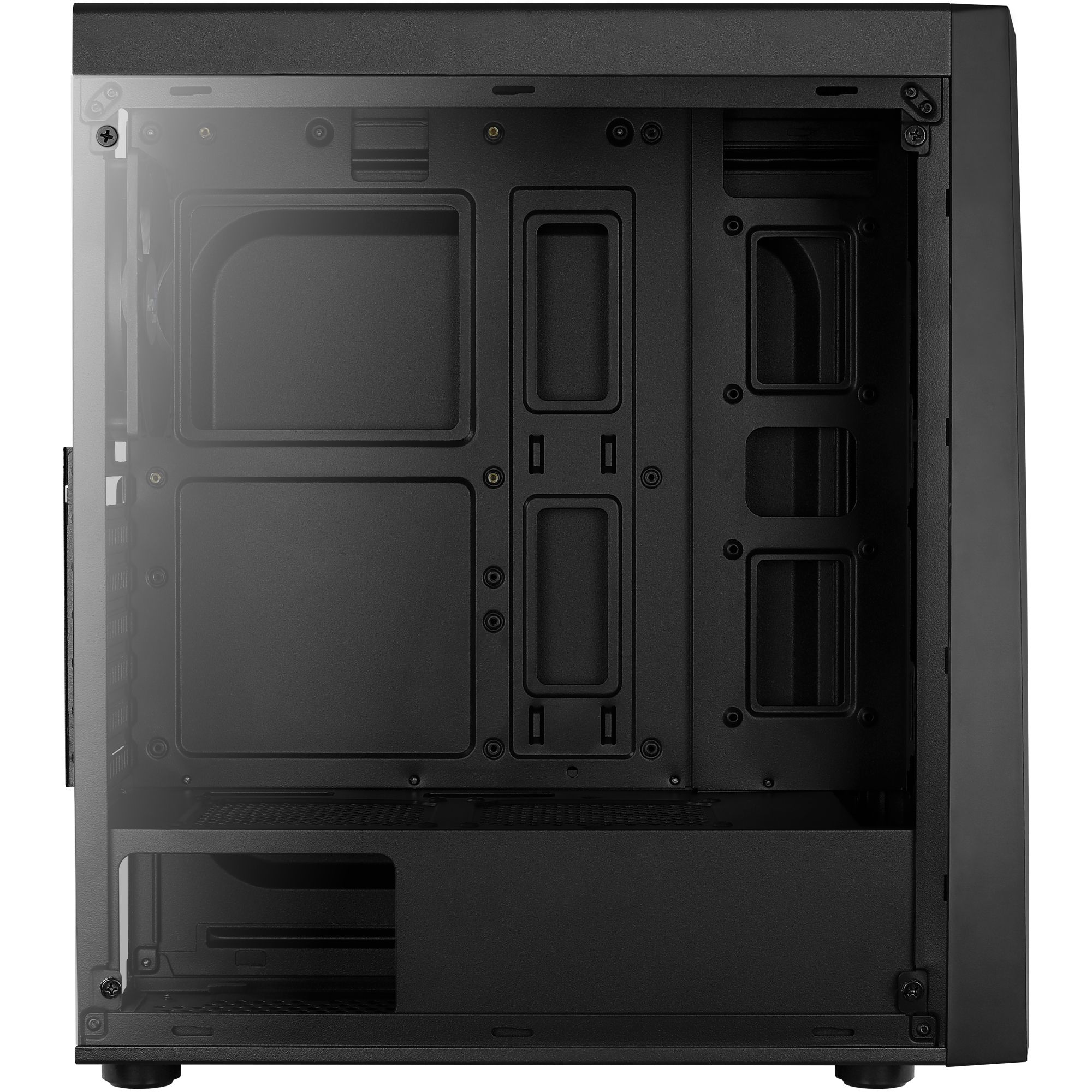 AeroCool Geh Midi Bolt Black RGB MicroATX/ATX/Mini-ITX o.N.
