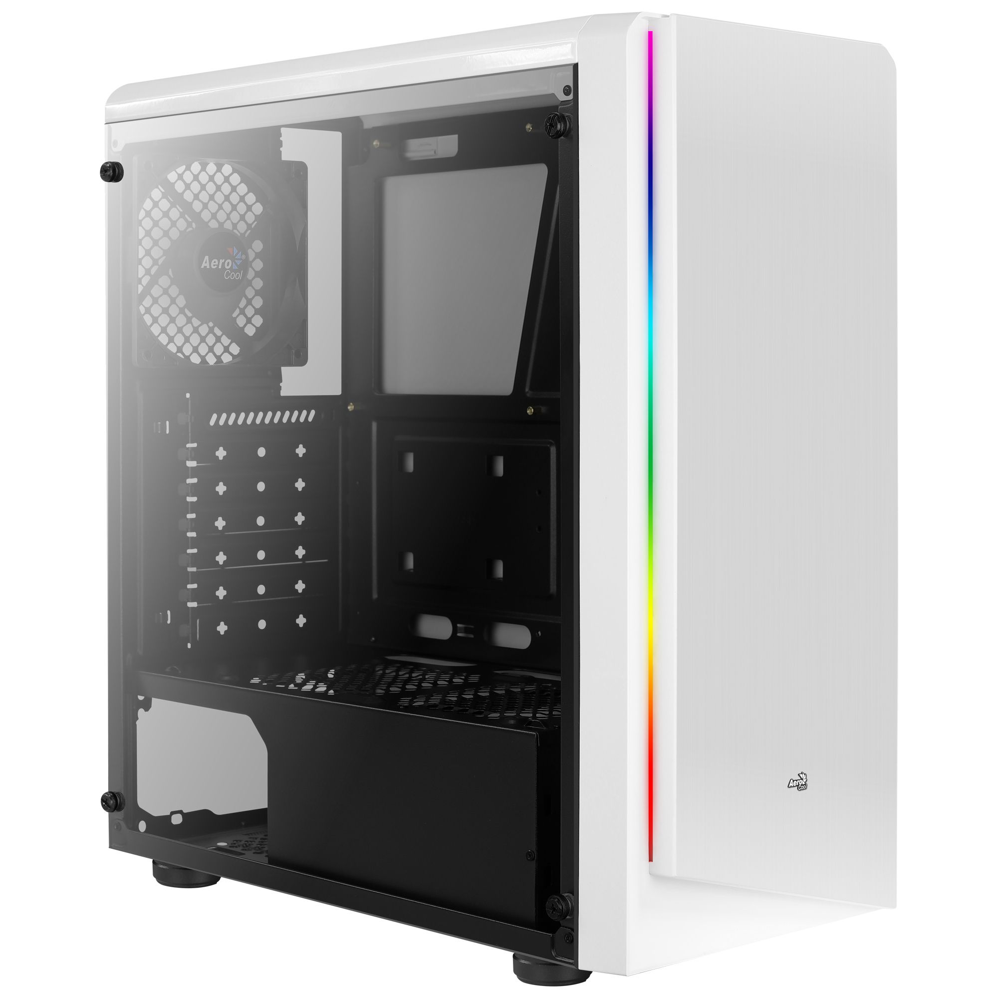 AeroCool Geh Midi Rift White MicroATX/ATX/MiniITX o.N.
