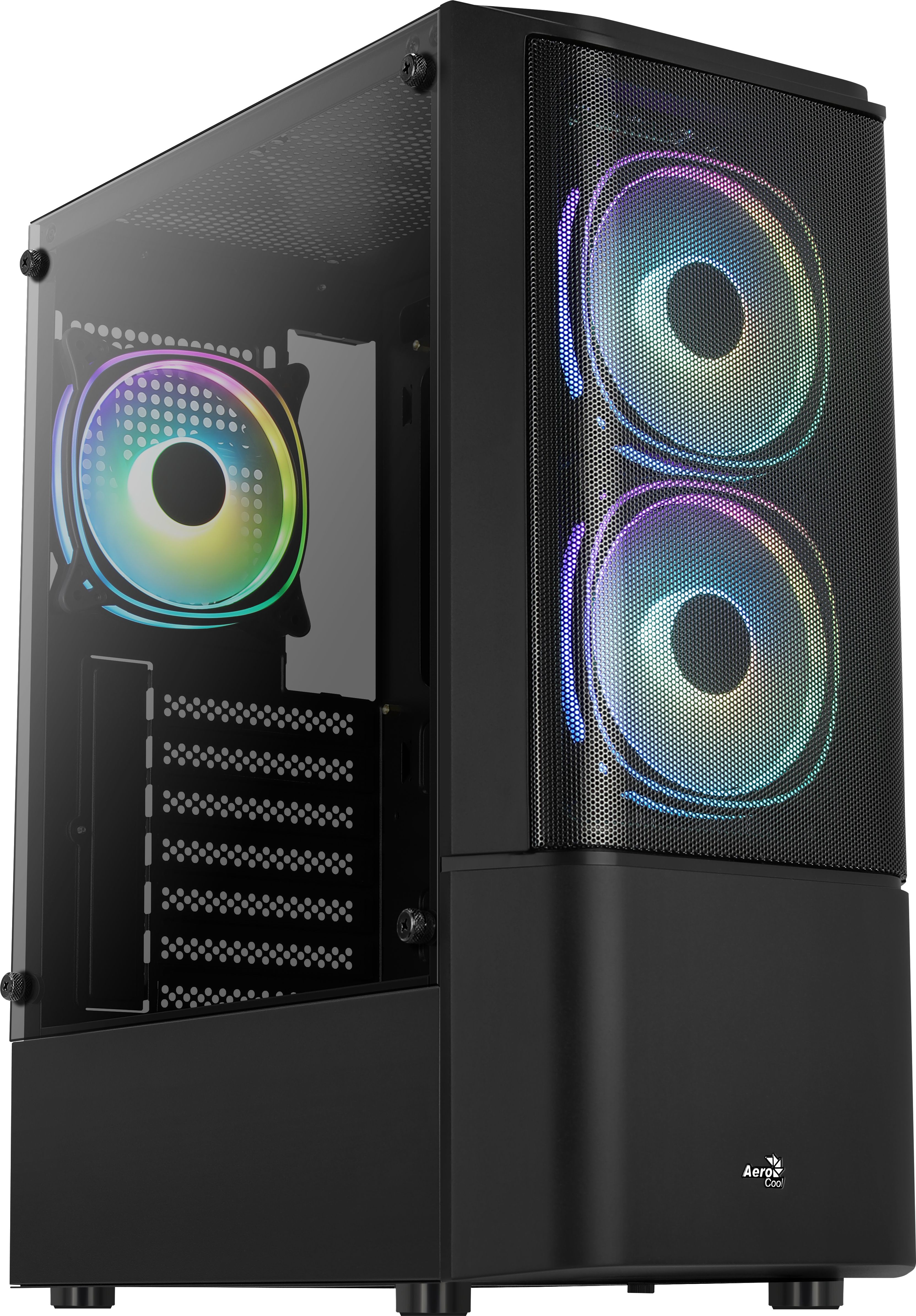 AeroCool Geh Midi Quantum Mesh v3 Black MicroATX/ATX/MiniITX