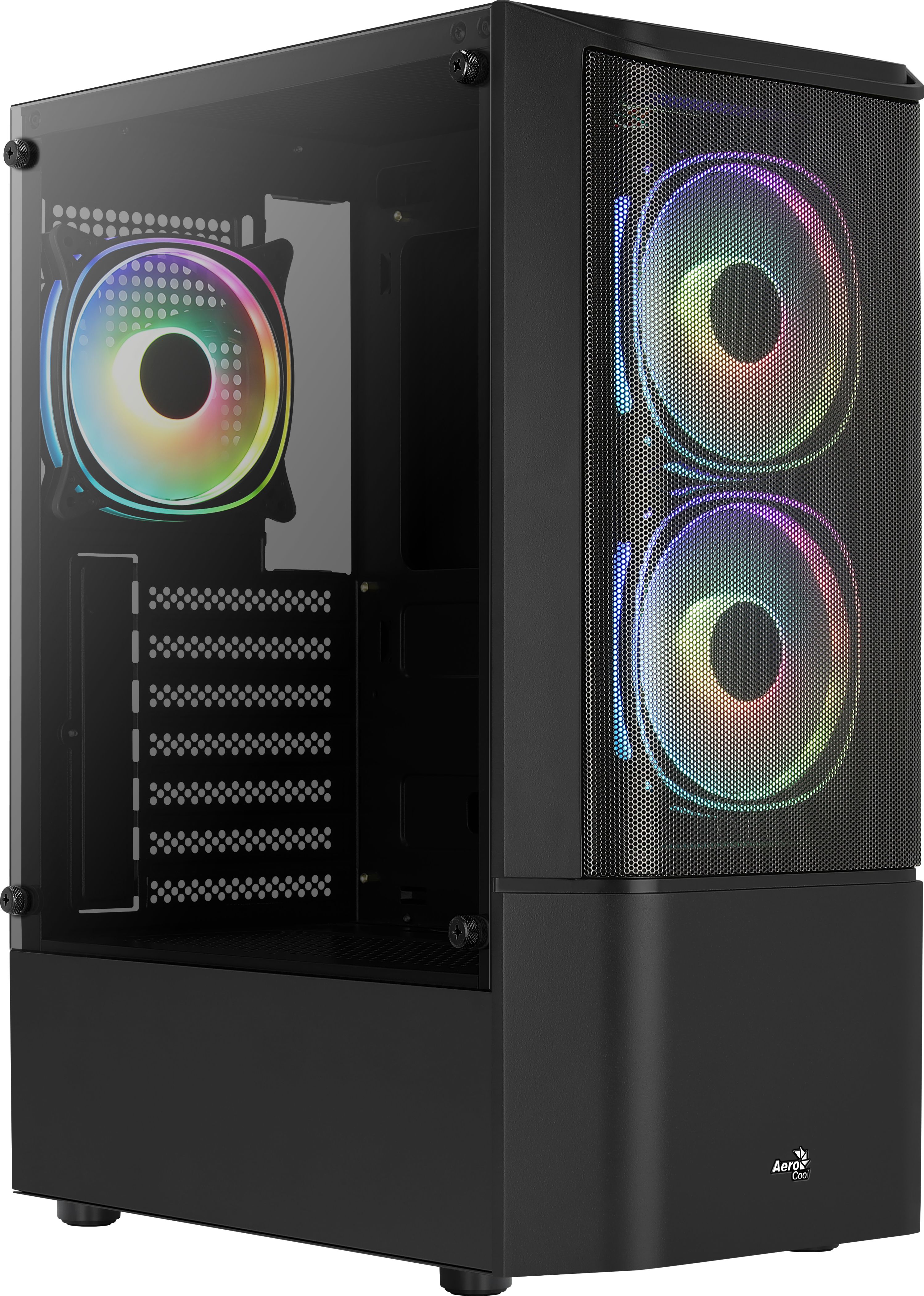 AeroCool Geh Midi Quantum Mesh v3 Black MicroATX/ATX/MiniITX