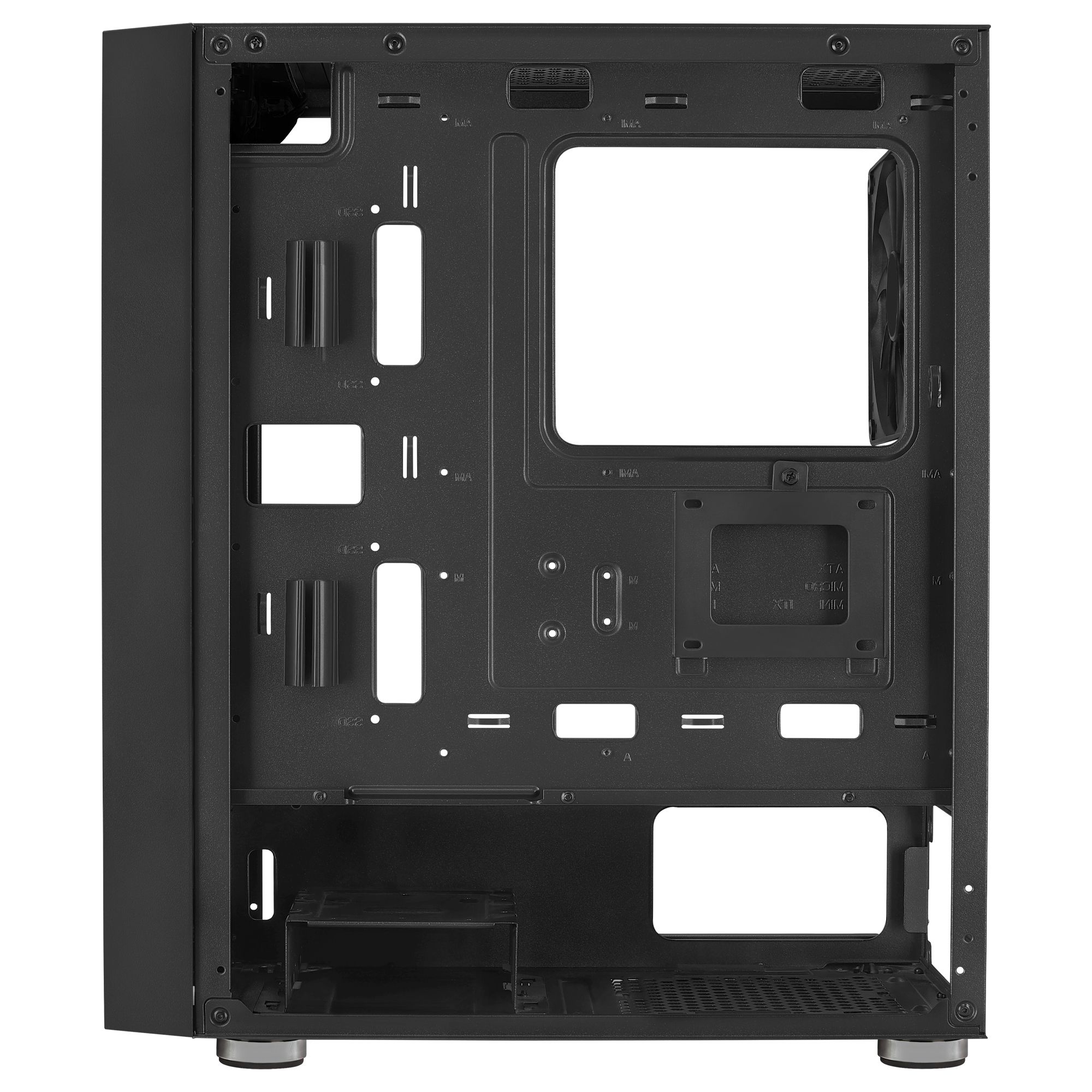 AeroCool Geh Midi Graphite black v1 MicroATX/ATX/MiniITX o.N