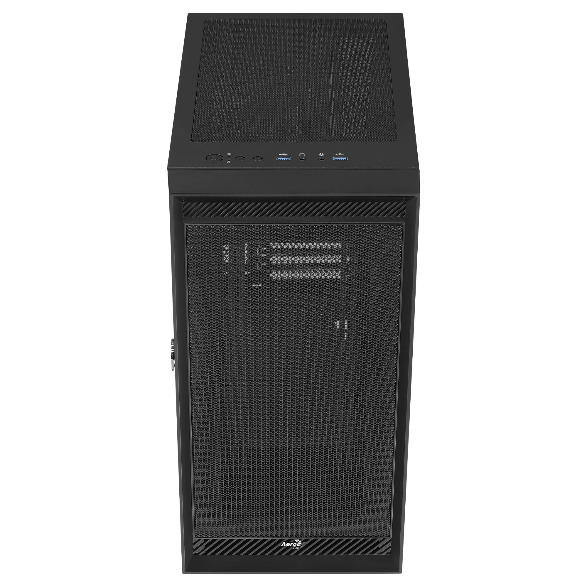 AeroCool Geh Midi Graphite black v1 MicroATX/ATX/MiniITX o.N