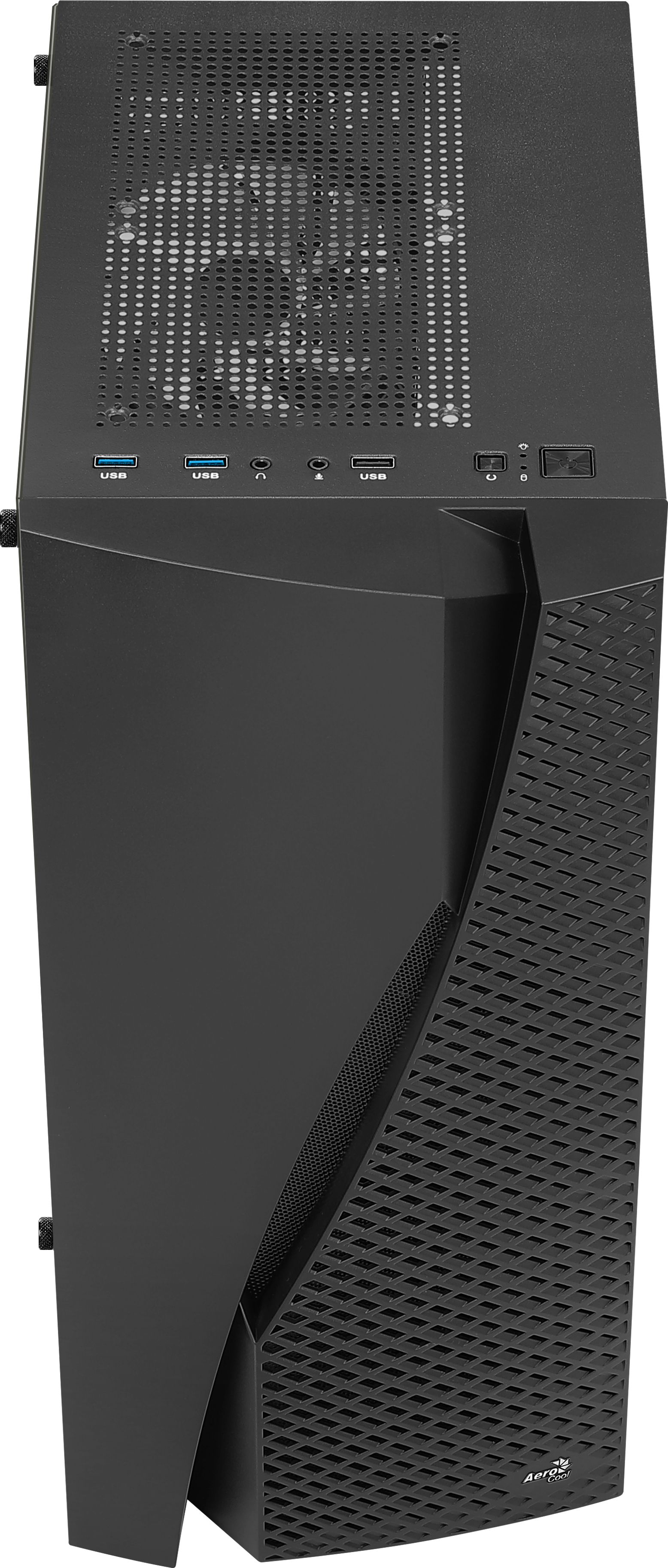 AeroCool Geh Midi Wave V3 (B/Win/RGB)mi.ATX/ATX/ITX