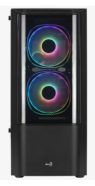 AeroCool Geh Midi Quantum v3 Black MicroATX/ATX/MiniITX