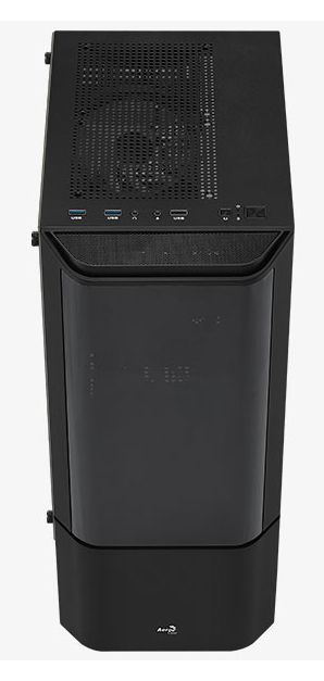 AeroCool Geh Midi Quantum v3 Black MicroATX/ATX/MiniITX