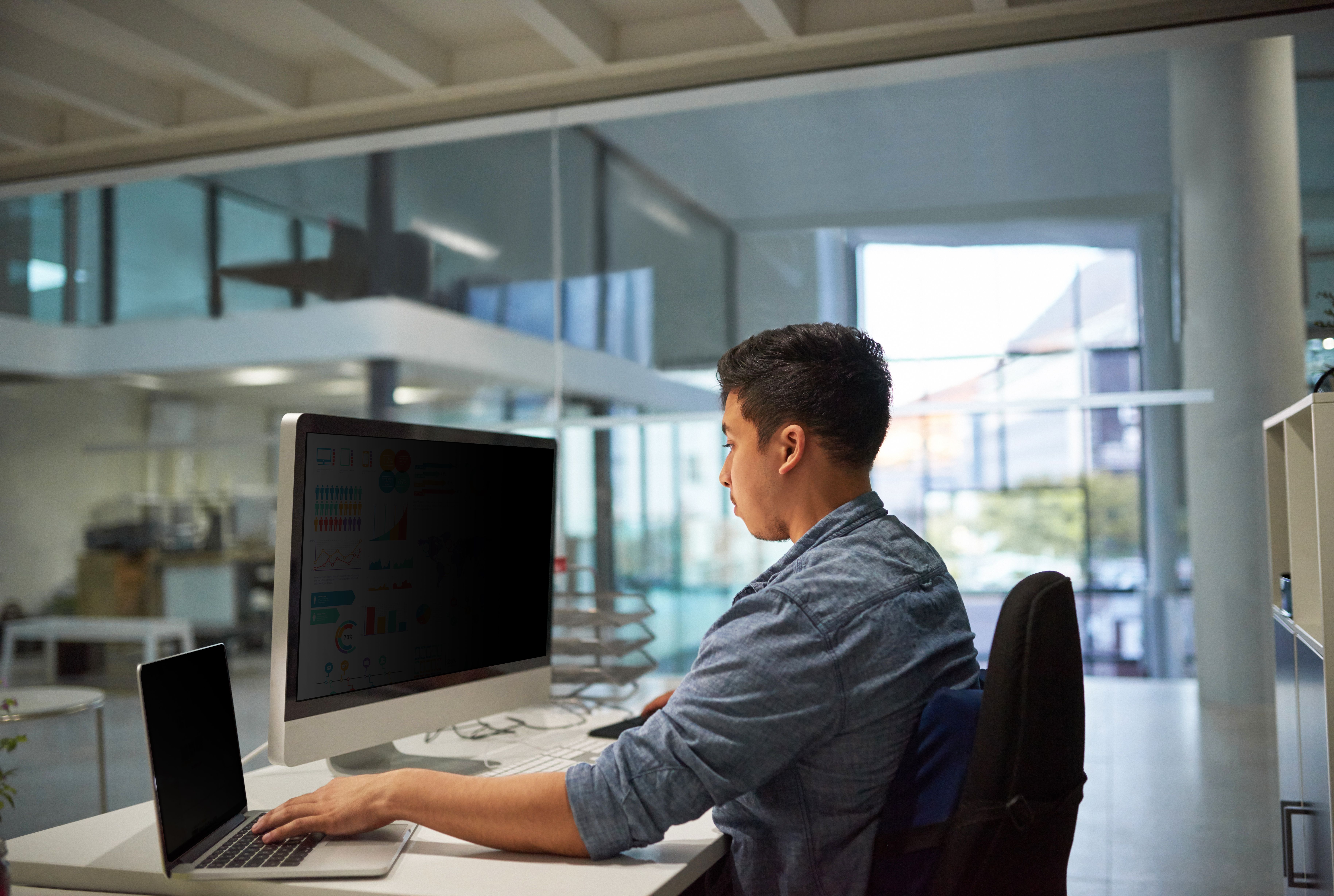 3M Blickschutzfilter PF240W9B Standard Desktop   24,0" 16:9