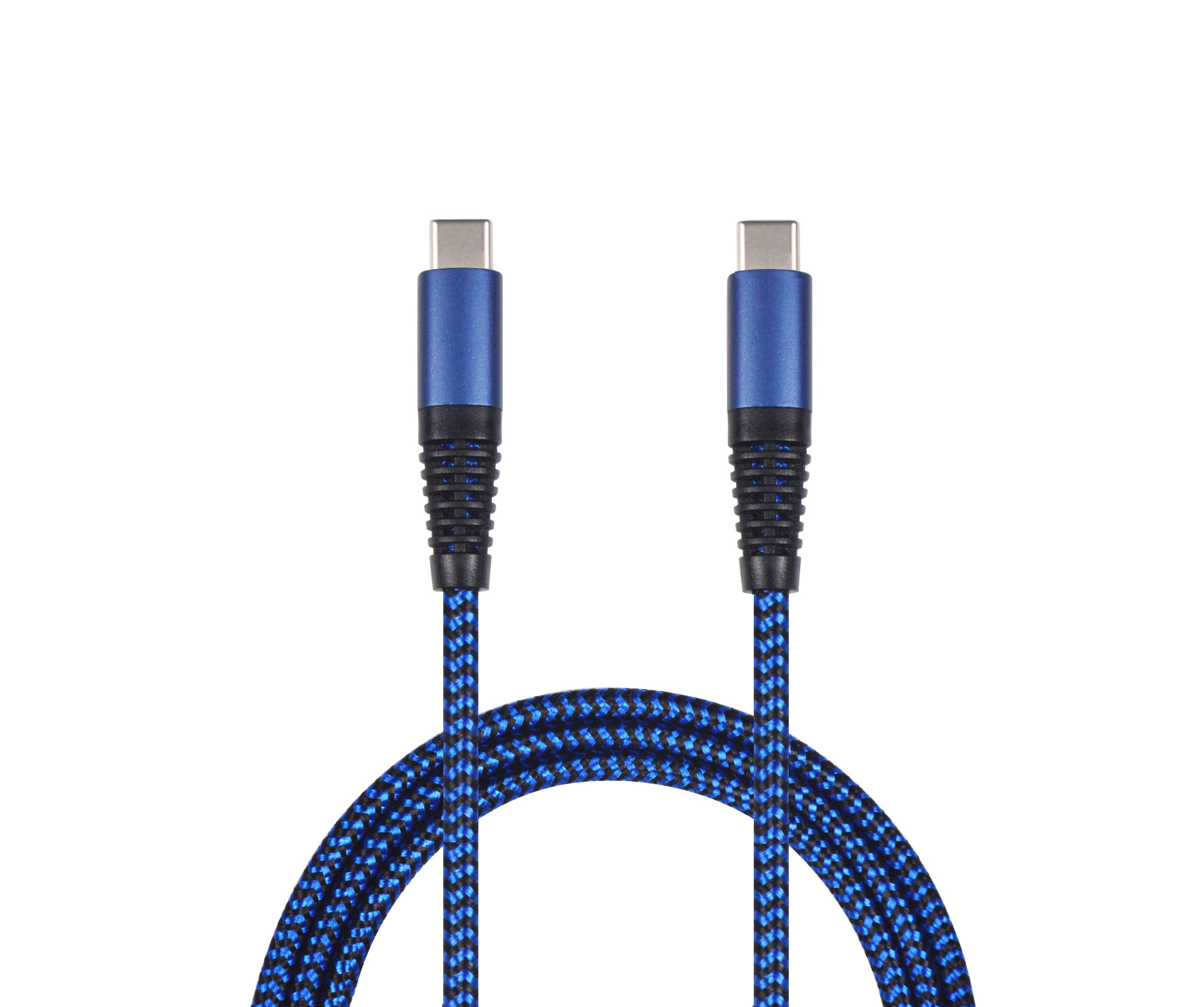 2GO USB Lade-/Datenkabel USB Type-C - USB Type-C  1m blau