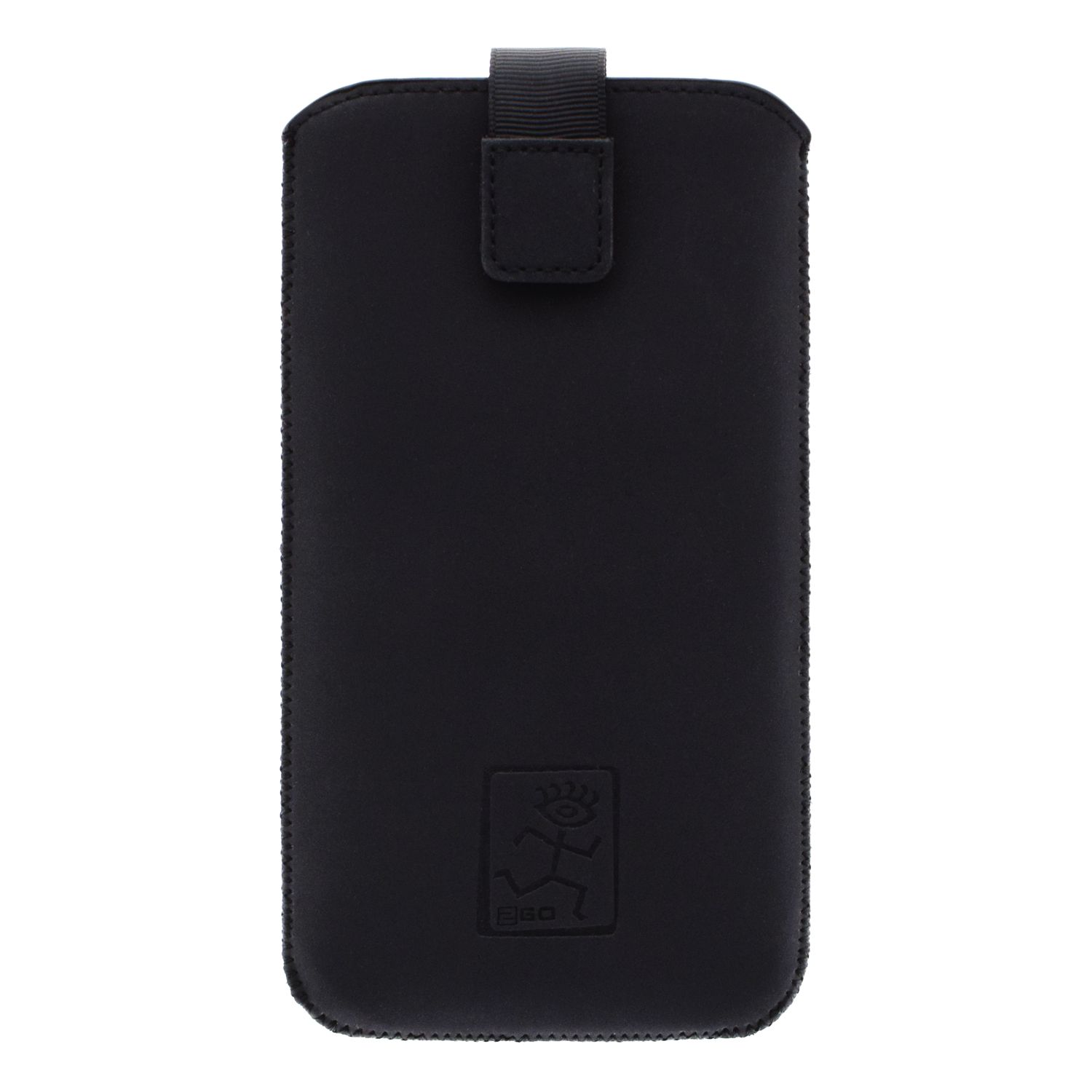 2GO Handytasche Universal Luca Größe G8 schwarz 80x158mm