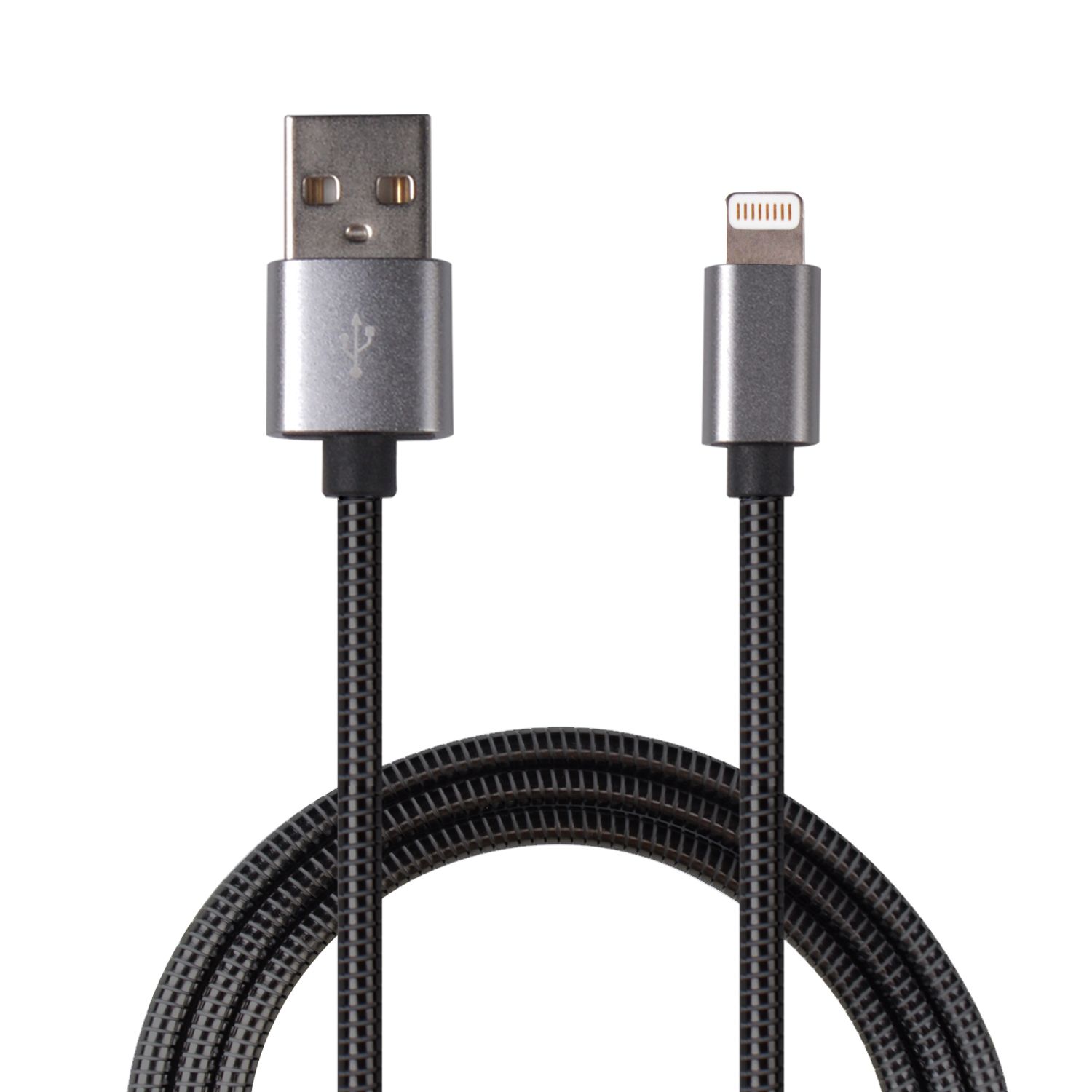 2GO USB Lade-/Datenkabel "Luxury" Lighting   1m Metall