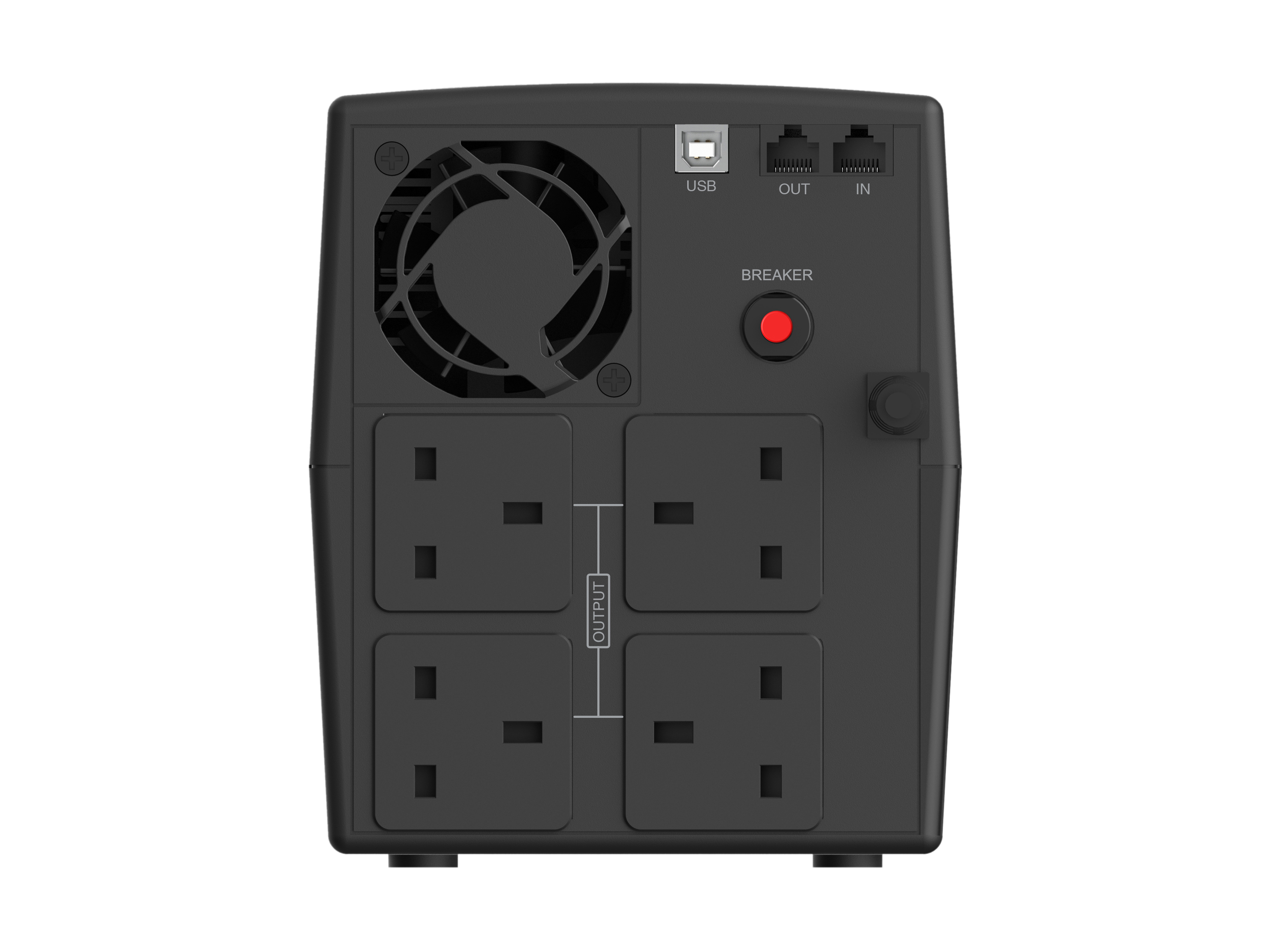 CONCEPTRONIC USV 1200VA/720W/4xUK/HID USB/RJ45in/Out/AVR  sw