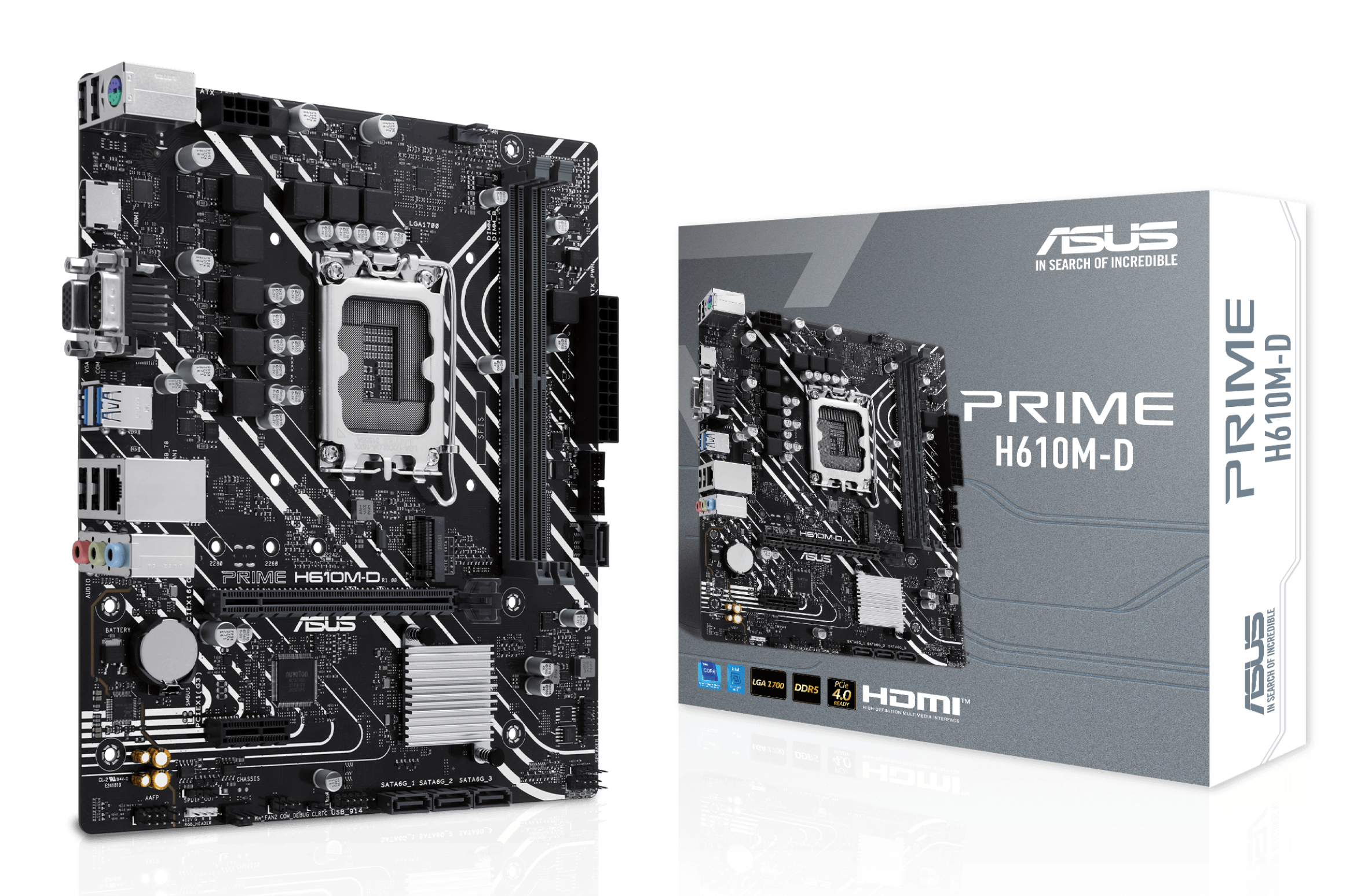 ASUS PRIME H610M-D (INTEL,1700,DDR5,mATX)
