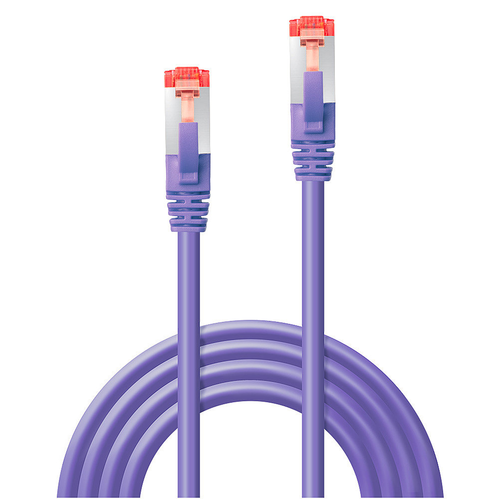 LINDY Patchkabel Cat6 S/FTP violett 7.50m Patchkabel RJ45