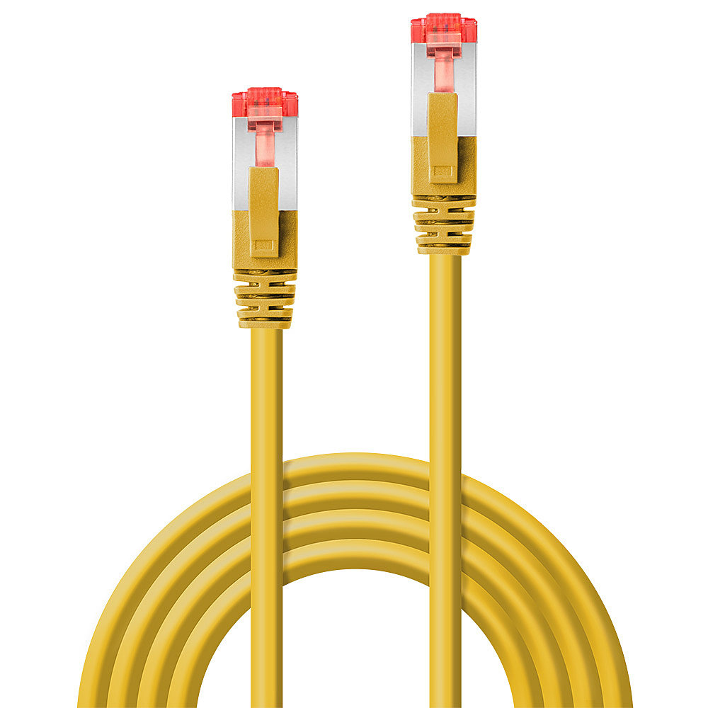 LINDY Patchkabel Cat6 S/FTP gelb 0.50m Patchkabel RJ45