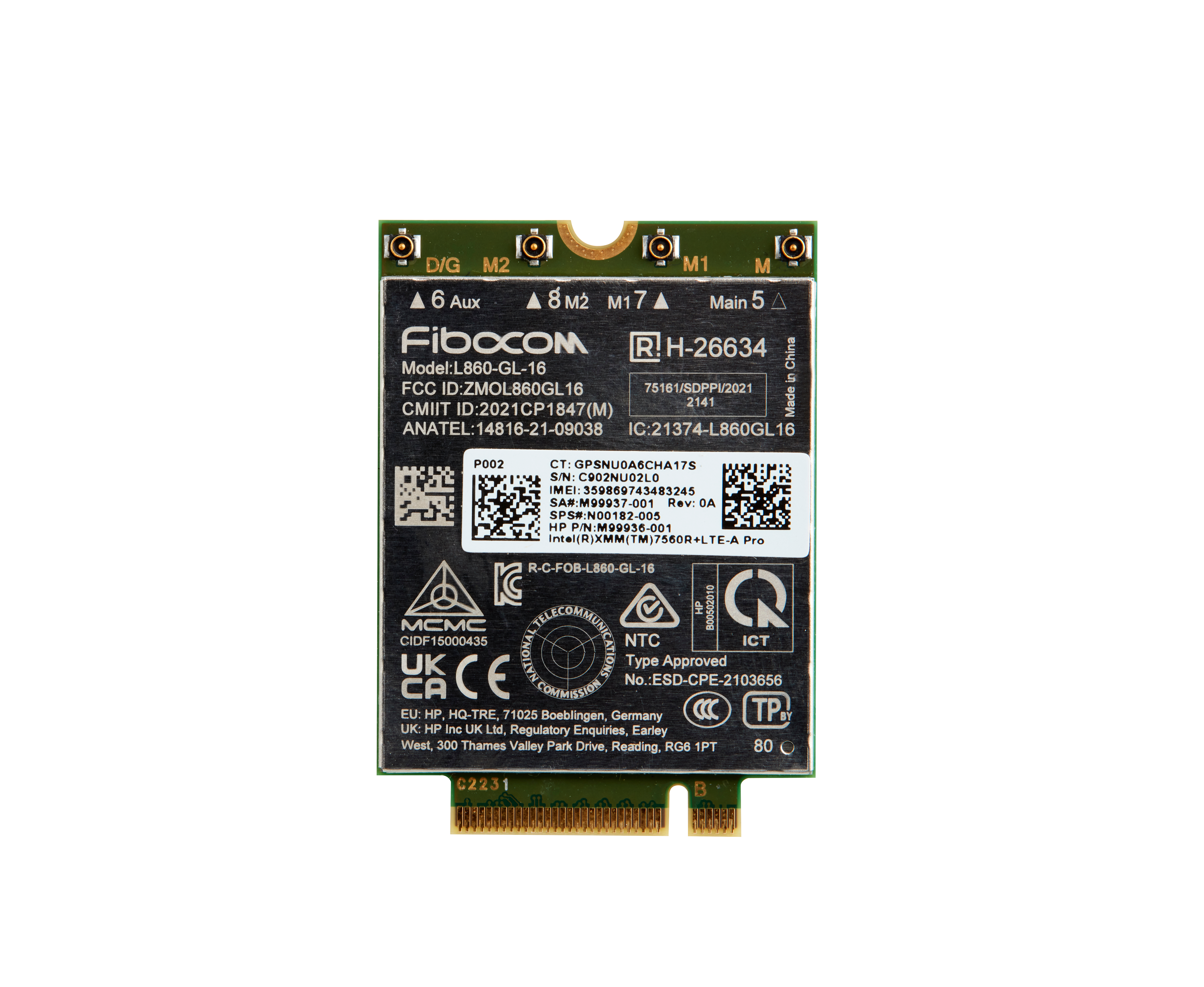HP XMM" 7560 LTE-Advance WWAN Kit