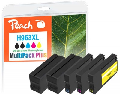 Peach Patrone HP Nr.963XL MultiPack Plus OEM reset 2xb,c,m,y remanufactured Patronen HP