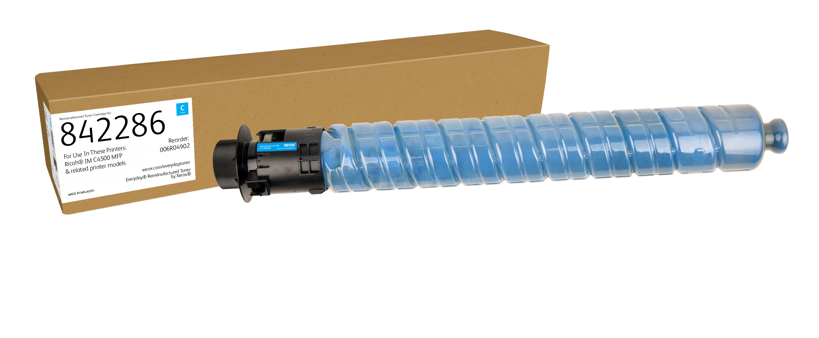 Xerox Toner Everyday Remanufactured Ricoh 842286 Cyan