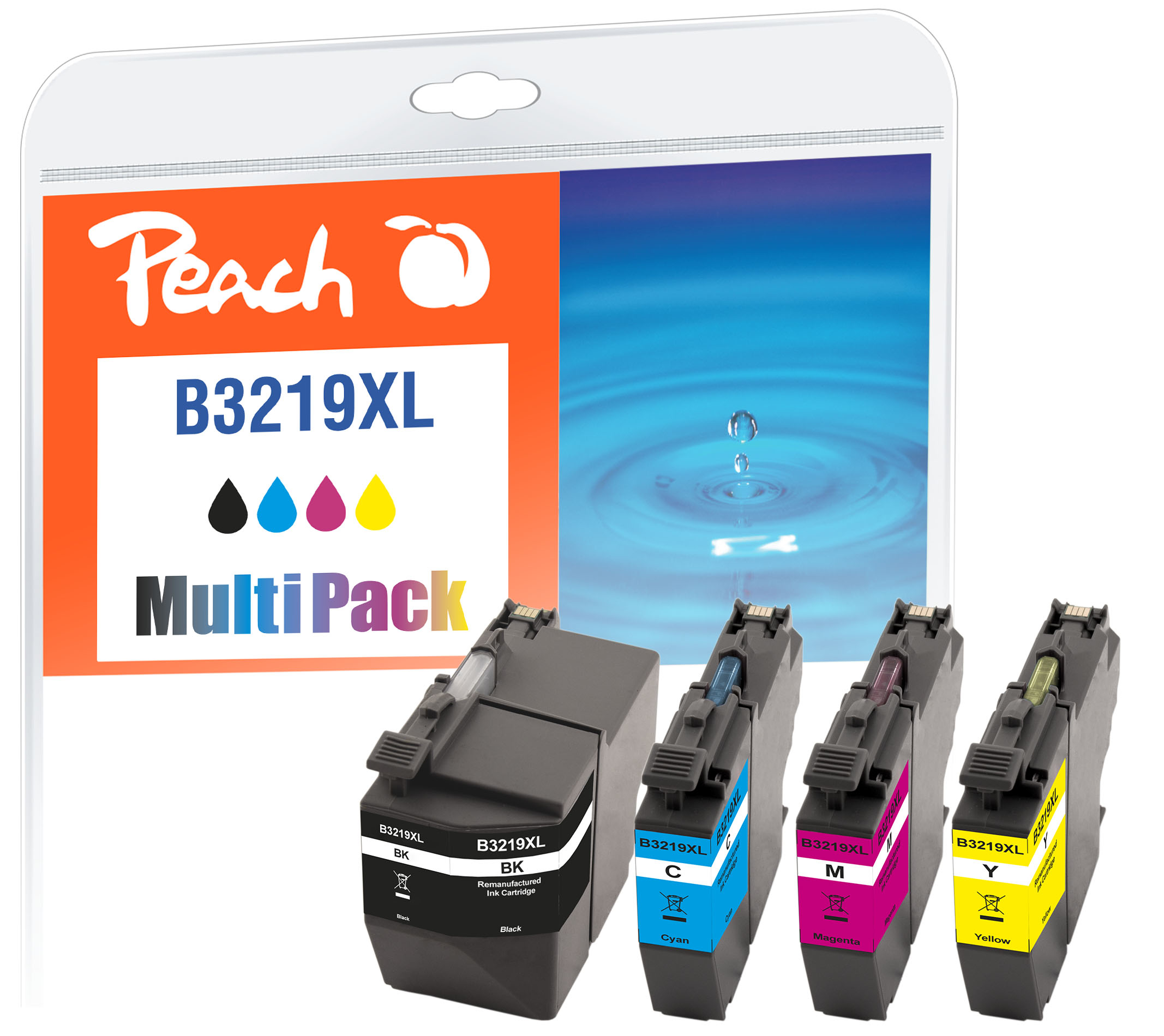Peach Patrone Brother Nr.3219XL MultiPack REM,KOM Peach Patrone Brother Nr.3219XL MultiPack REM,KOM