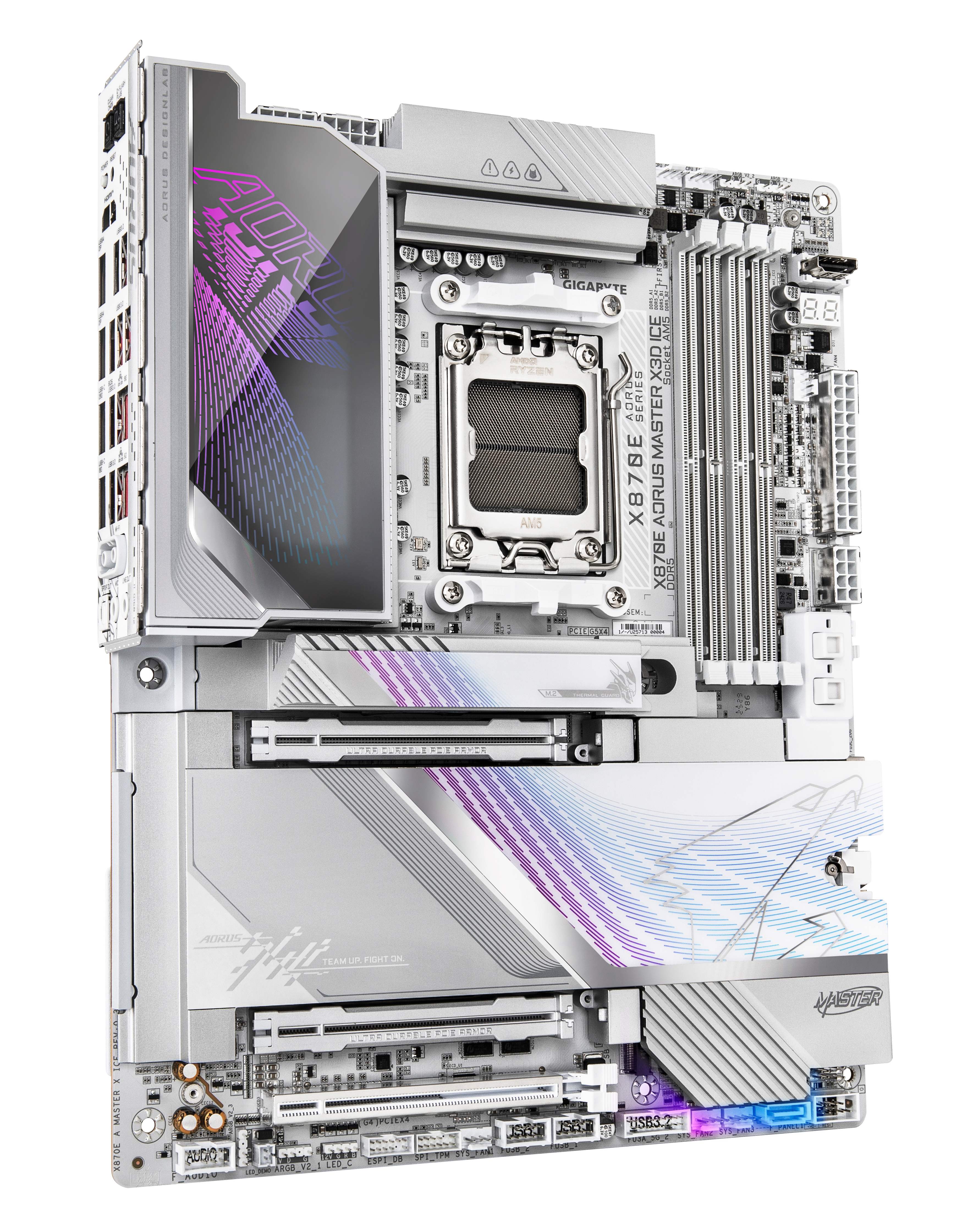 Gigabyte X870E AORUS MASTER X3D ICE (X870,AM5,ATX,DDR5) Mainboards AMD