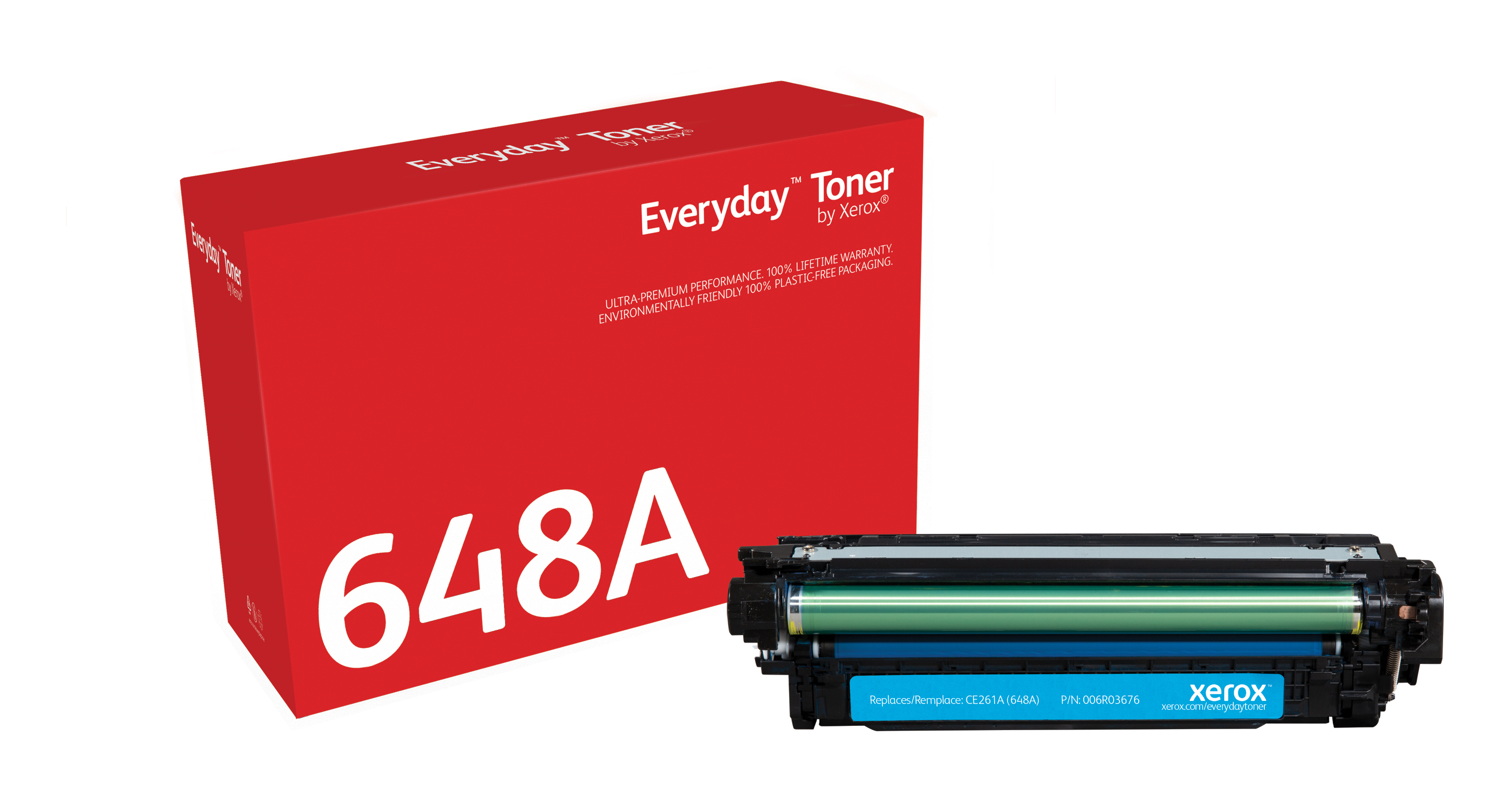 Everyday ™ Cyan Toner von Xerox, kompatibel mit HP 648A (CE261A), Standardkapazität