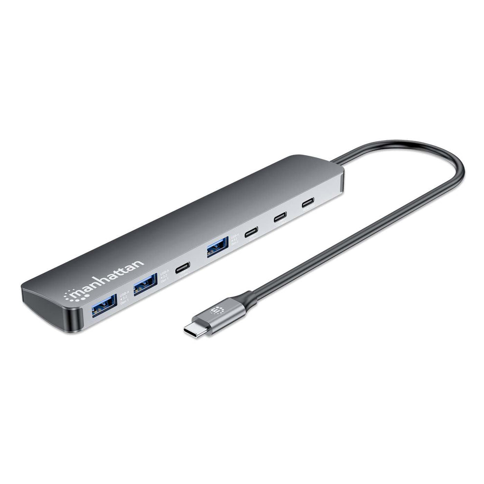 MANHATTAN 7-Port USB-C/&shy;USB-A Hub 4+3 mit Power Delivery
