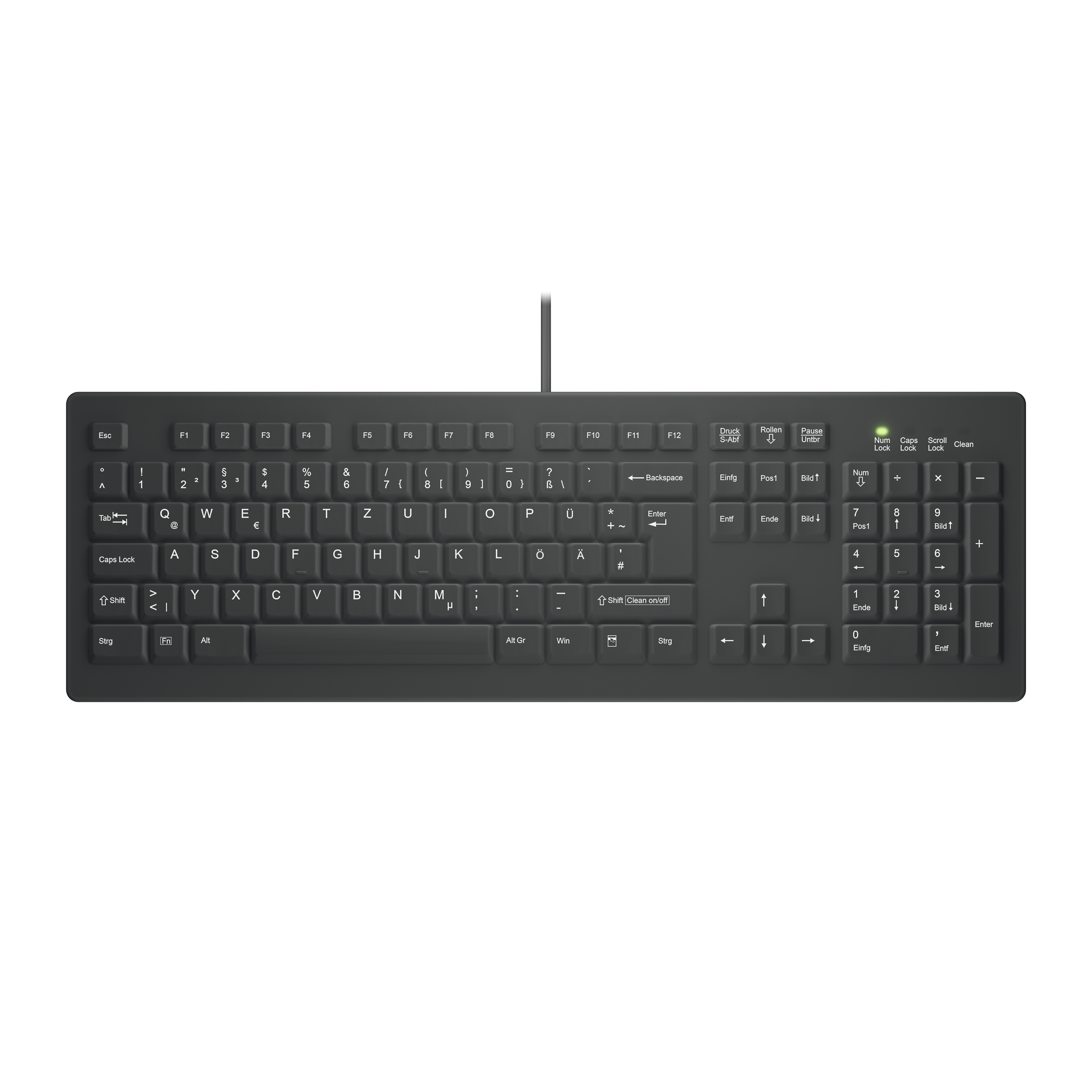 Contour ACTIVE KEY MTA AK-C8100 Corded DE-Layout schwarz Contour ACTIVE KEY MTA AK-C8100 Corded DE-Layout schwarz
