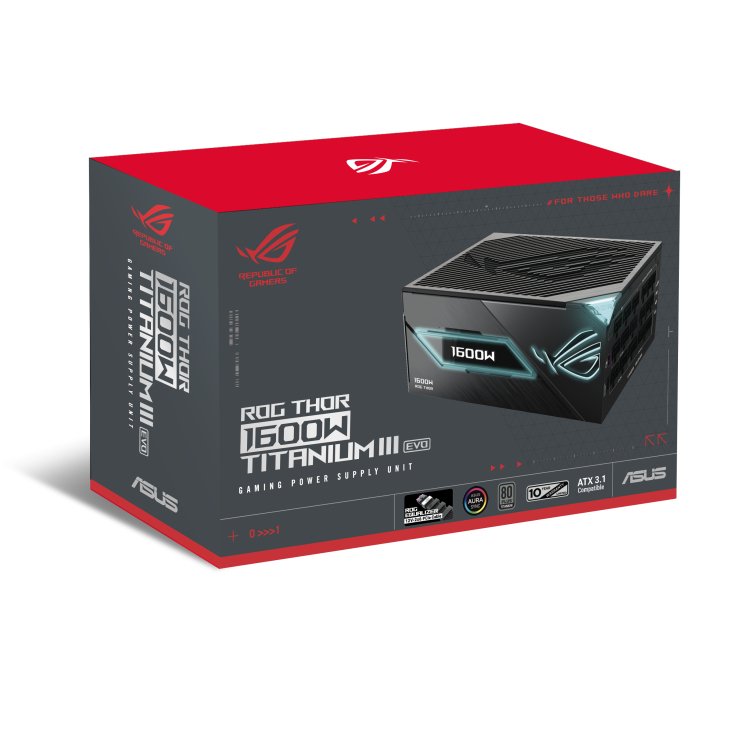 ASUS Netzteil ROG-THOR-1600T3-GAMING-EVO 1600W 80+ Titanium