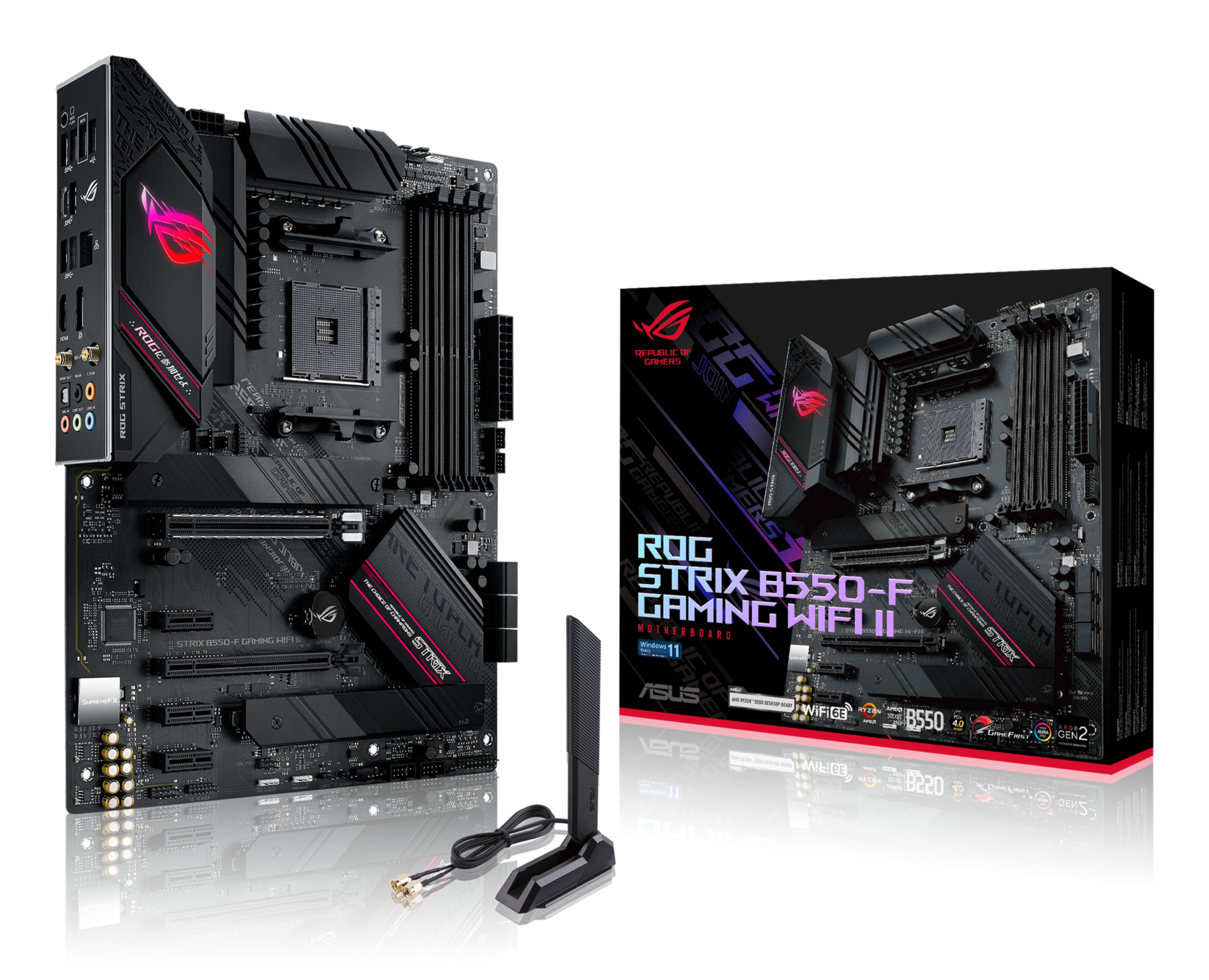 ASUS ROG STRIX B550-F GAMING (WIFI II)    (AMD,AM4,DDR4,ATX)