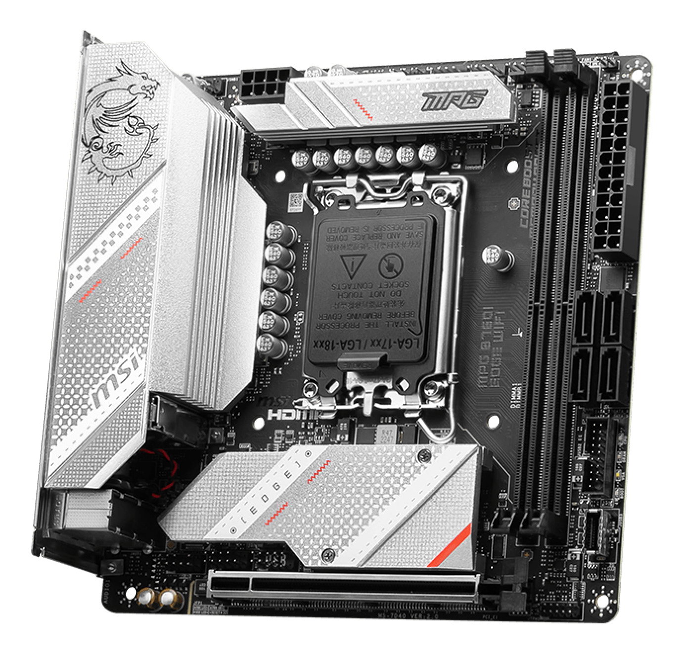 MSI MPG B760I EDGE WIFI (B760,S1700,mITX,DDR5) Mainboards INTEL