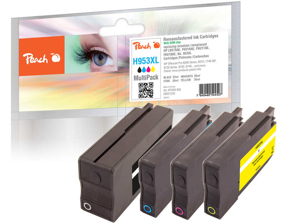 Peach Patrone HP Nr.953XL          MultiPack    REM,OEM,KOM Patronen HP