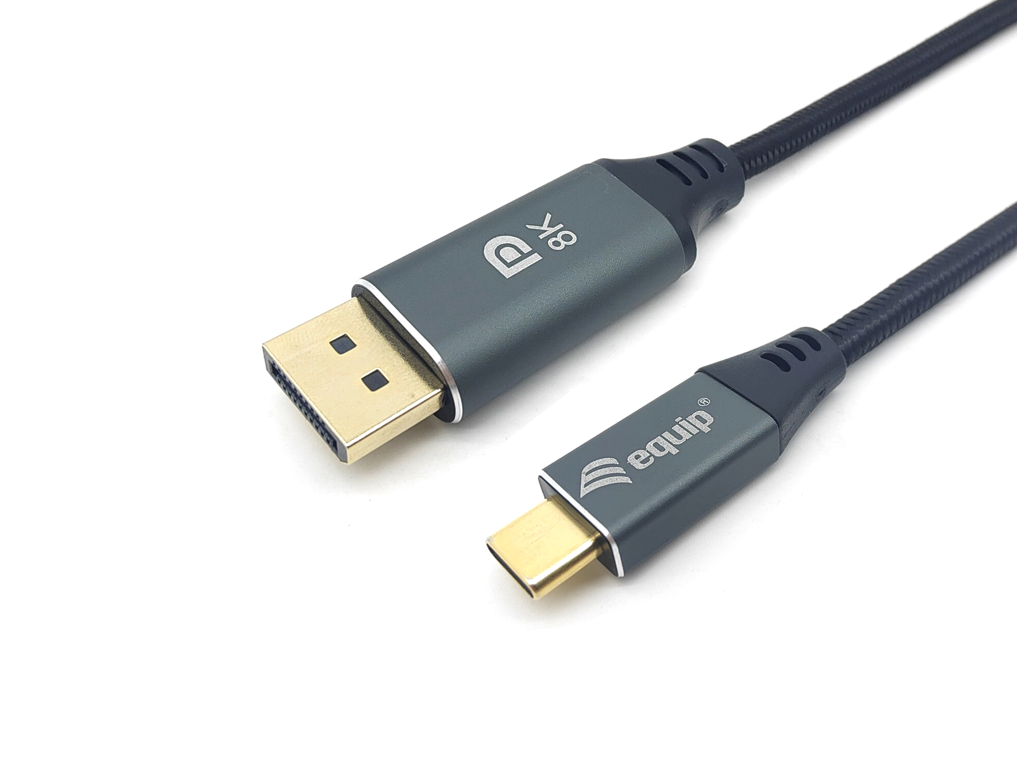 Equip Adapter USB-C->DisplayPort1.4 St/&shy;St 8K/&shy; 60Hz 3.00m PVC