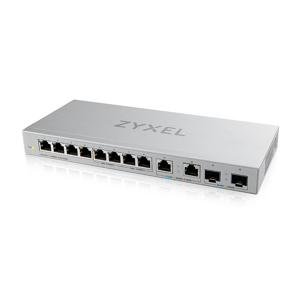Zyxel Switch XGS1010-12 MultiGig V2 10-Port Unmanaged