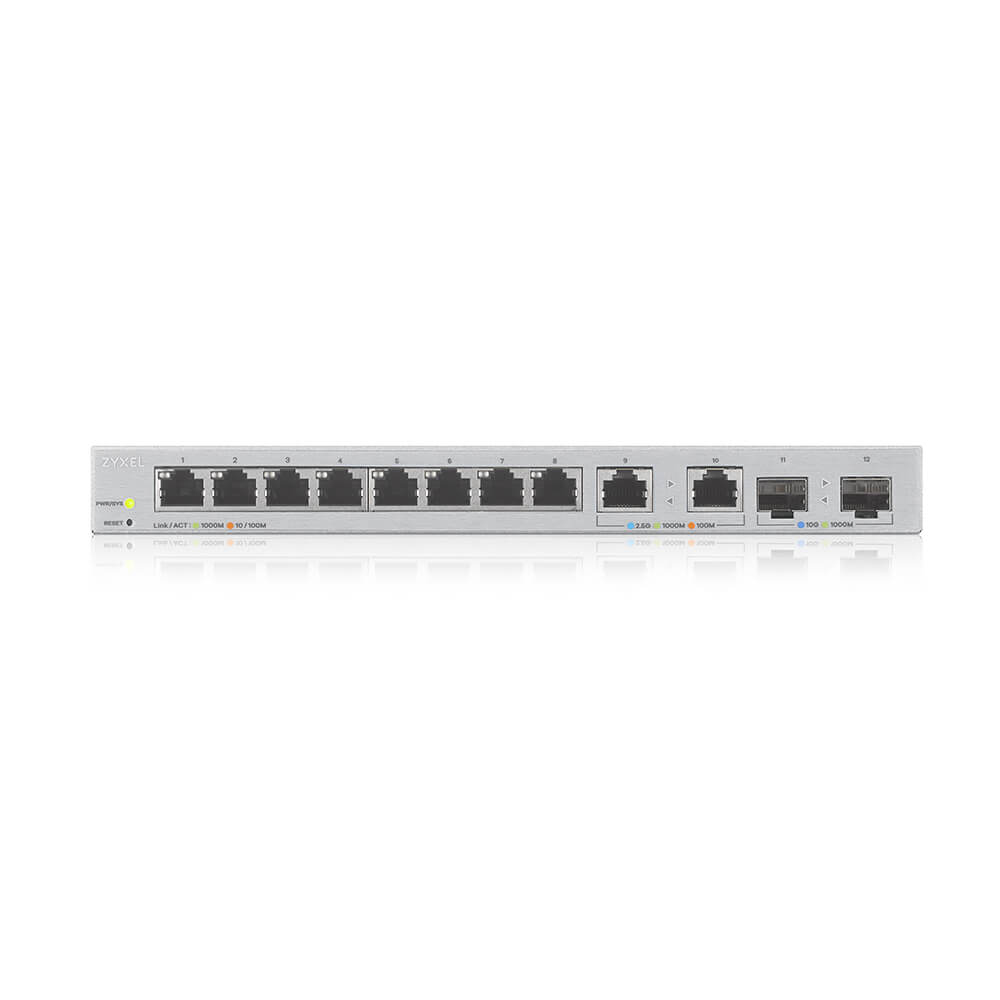 Zyxel XGS1210-12-ZZ0102F Netzwerk-Switch Managed Gigabit Ethernet (10/100/1000) Grau