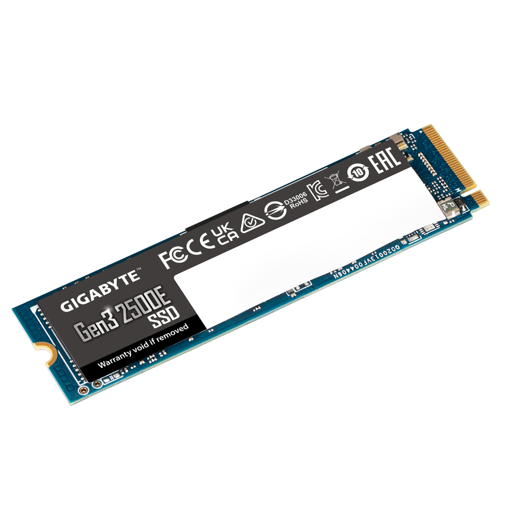 SSD 500GB Gigabyte Gen3 2500E PCI-E 3.0 NVMe 1.3
