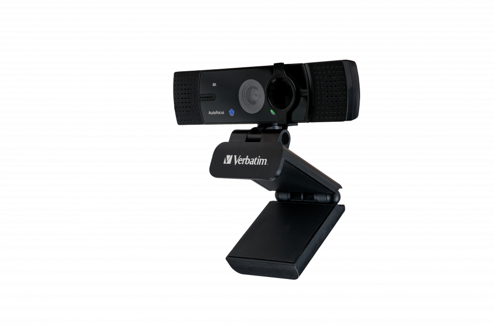 Verbatim 49580 Webcam 3840 x 2160 Pixel USB 2.0 Schwarz