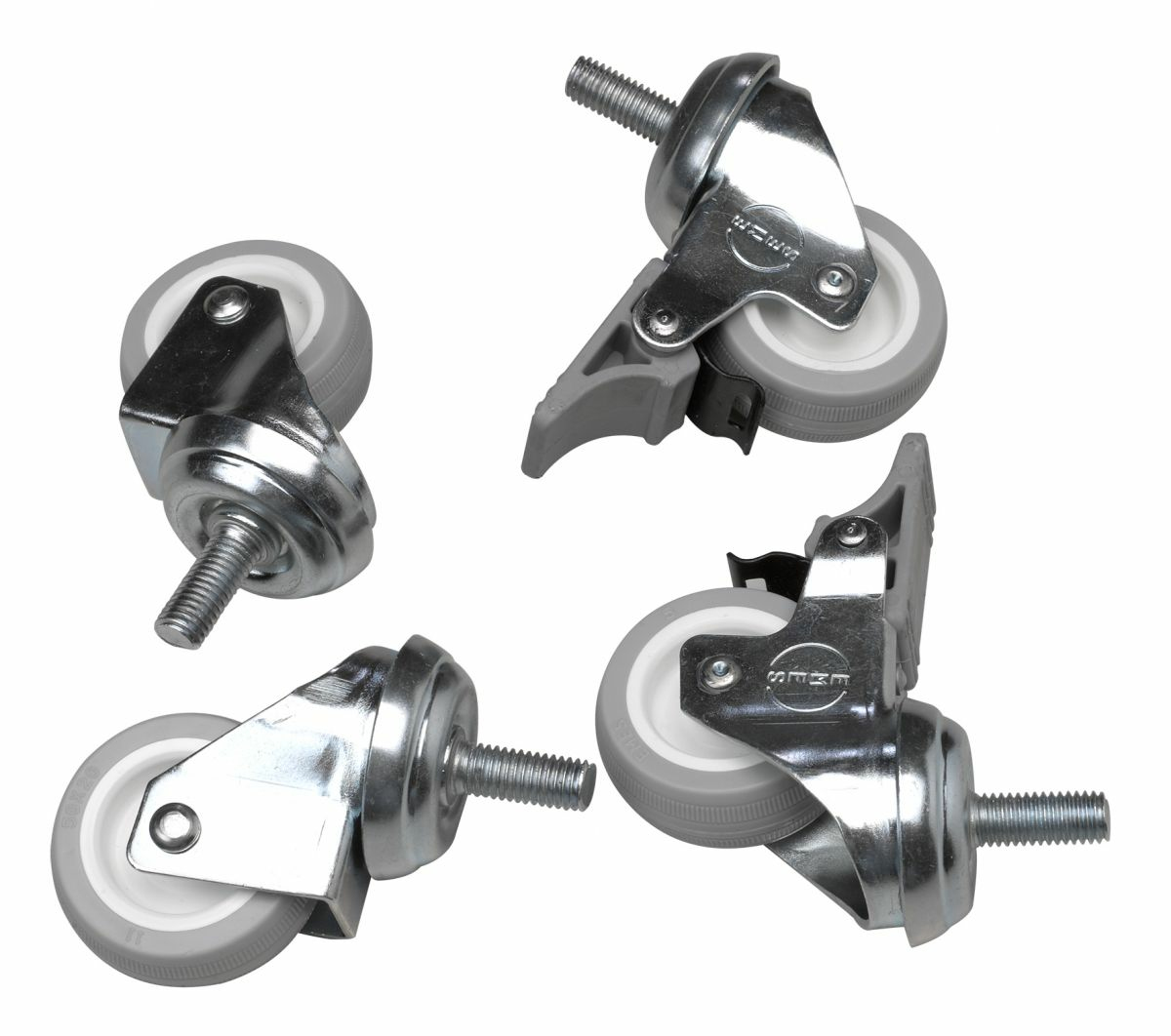 Equip 4xRollen für Serverschränke ECO/&shy;Pro-Mount 75mm schwarz