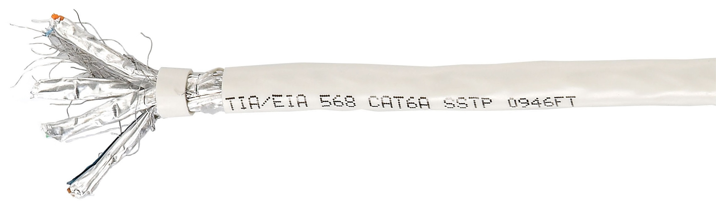 Equip Instal.Kab Cat6A S/&shy;FTP ECA 100.00m grau LSZH