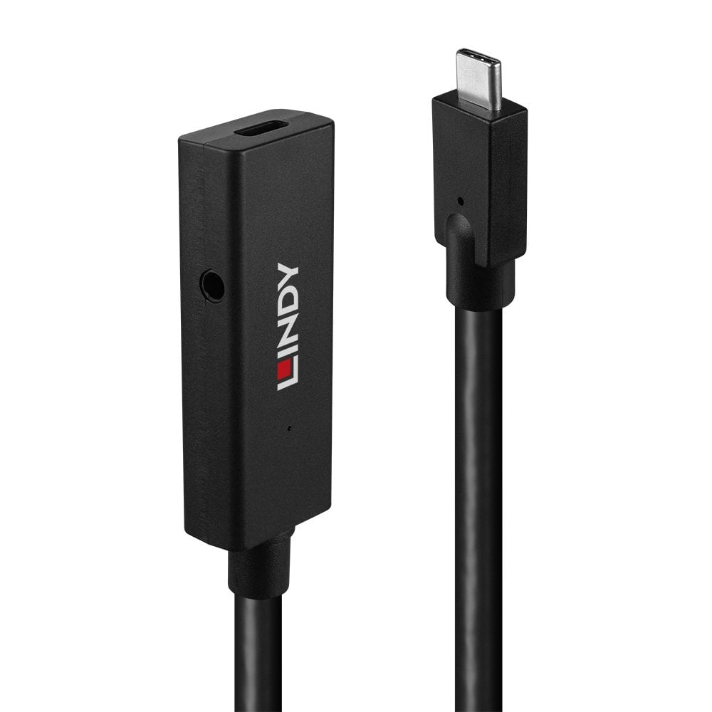 LINDY 5m USB 3.2 Gen 2 C/­C Aktivverlängerung LINDY 5m USB 3.2 Gen 2 C/­C Aktivverlängerung