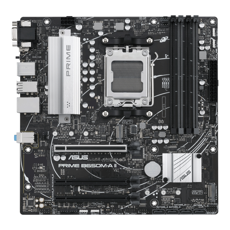 ASUS PRIME B650M-A II-CSM (AMD,AM5,DDR5,mATX) ASUS PRIME B650M-A II-CSM (AMD,AM5,DDR5,mATX)
