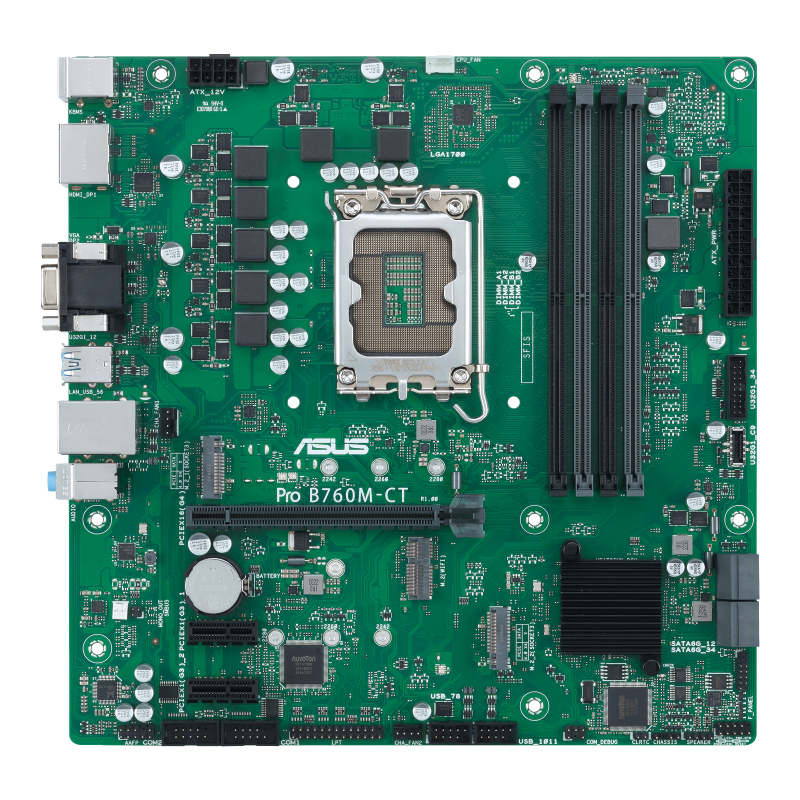 ASUS PRO B760M-CT-CSM (INTEL,1700,DDR5,mATX) ASUS PRO B760M-CT-CSM (INTEL,1700,DDR5,mATX)