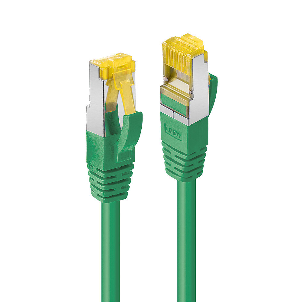 LINDY Patchkabel Cat6A RJ45 S/FTP Cat7 LSZH Kabel grün 2m Cat7 Kabel
