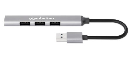 MANHATTAN 4Port USB-A Hub 3x480Mbit/s 1xGbit/s USB-A Stecker