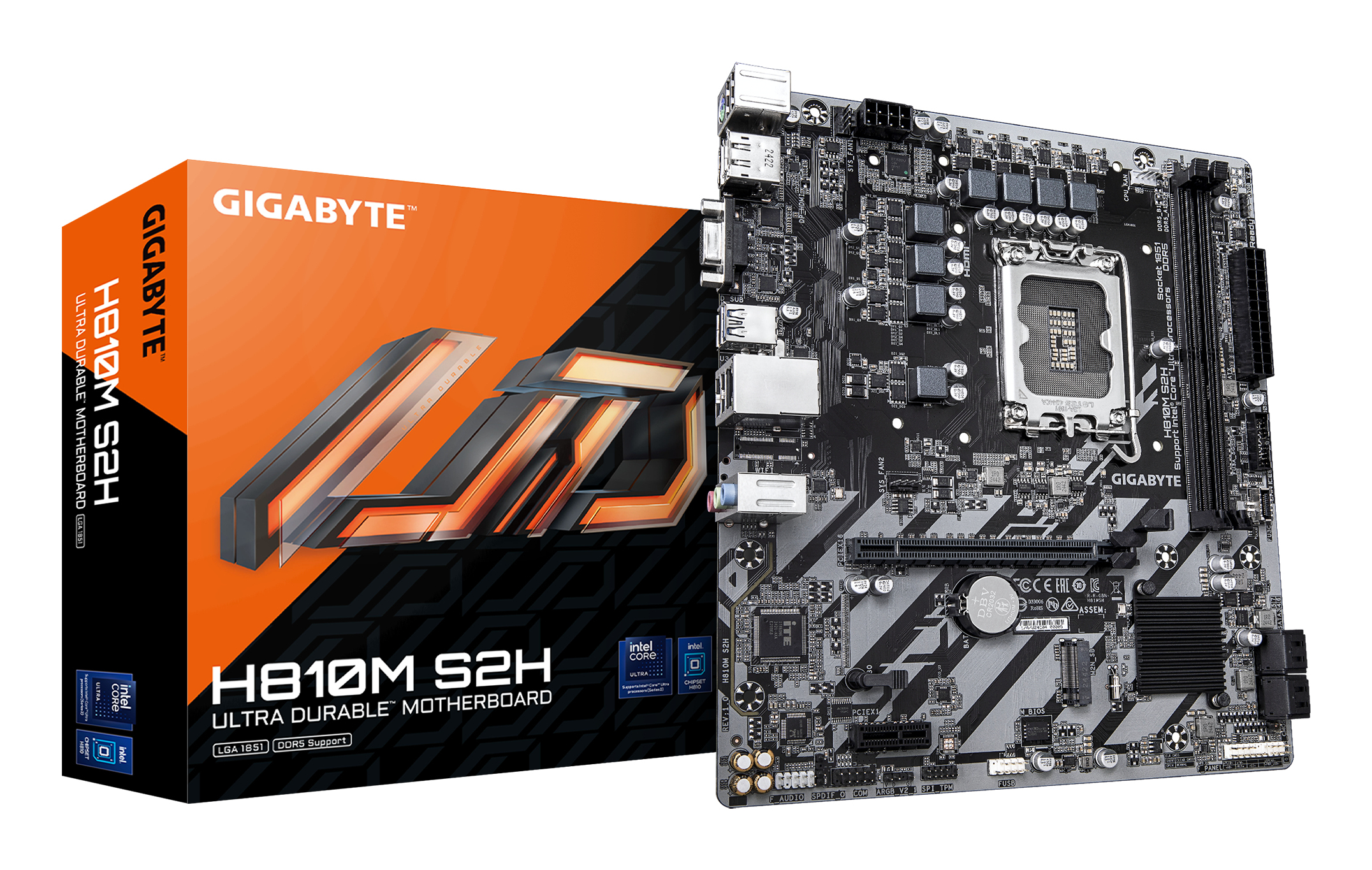Gigabyte H810M S2H (H810,S1851,mATX,DDR5) Gigabyte H810M S2H (H810,S1851,mATX,DDR5)