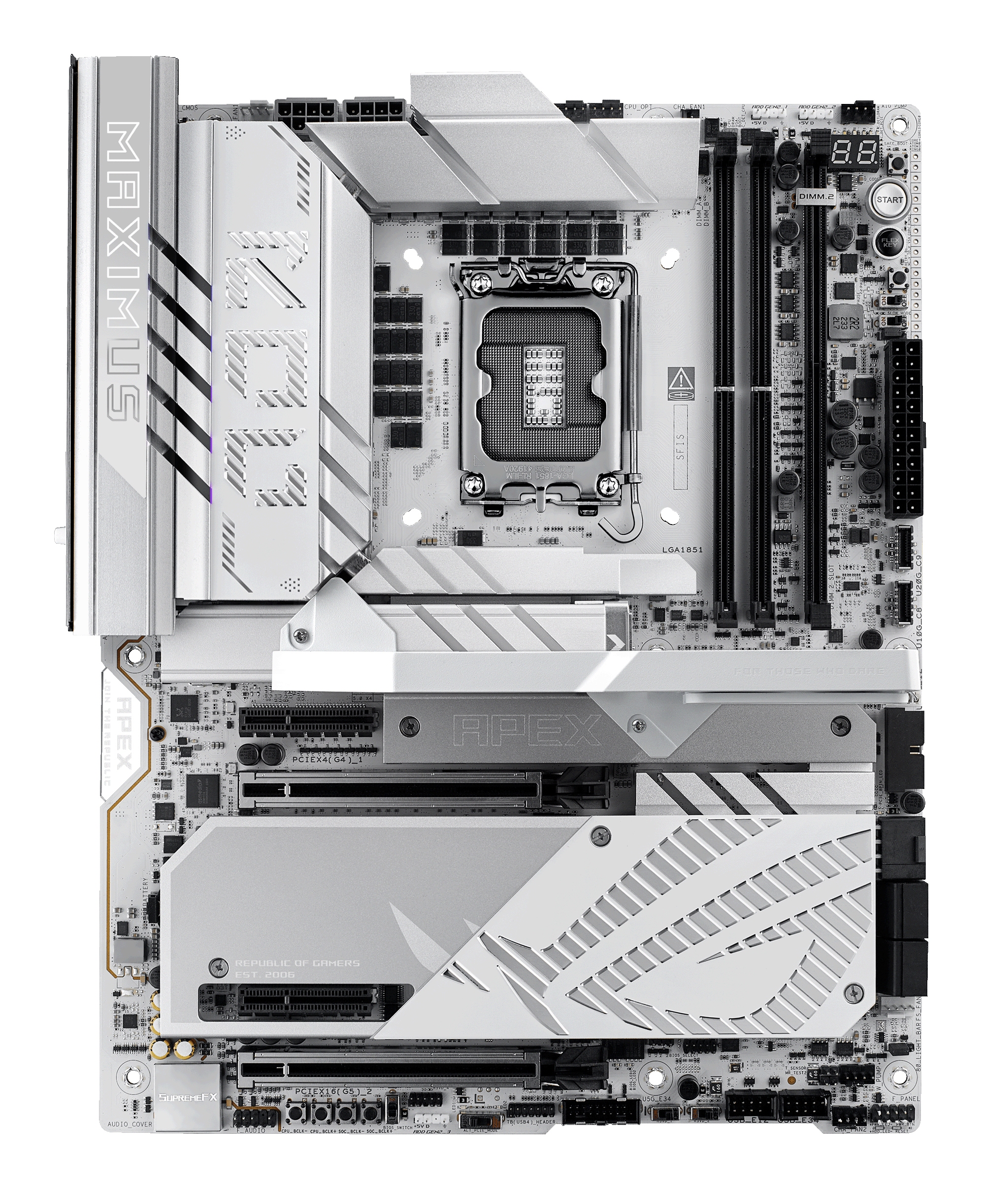 ASUS ROG MAXIMUS Z890 APEX (INTEL,1851,DDR5,ATX) Mainboards INTEL