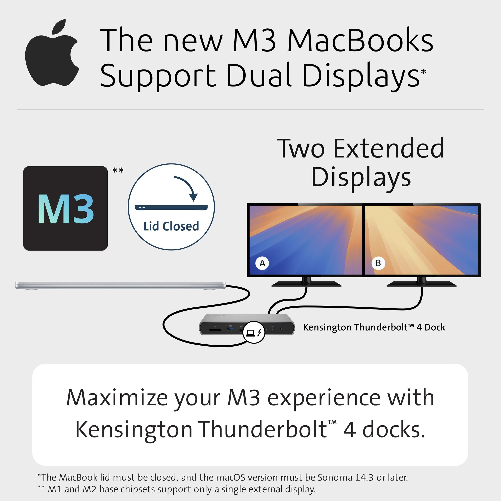 Kensington Dockingstation SD5760T Thunderbolt 4 Dual4K Dockingstation