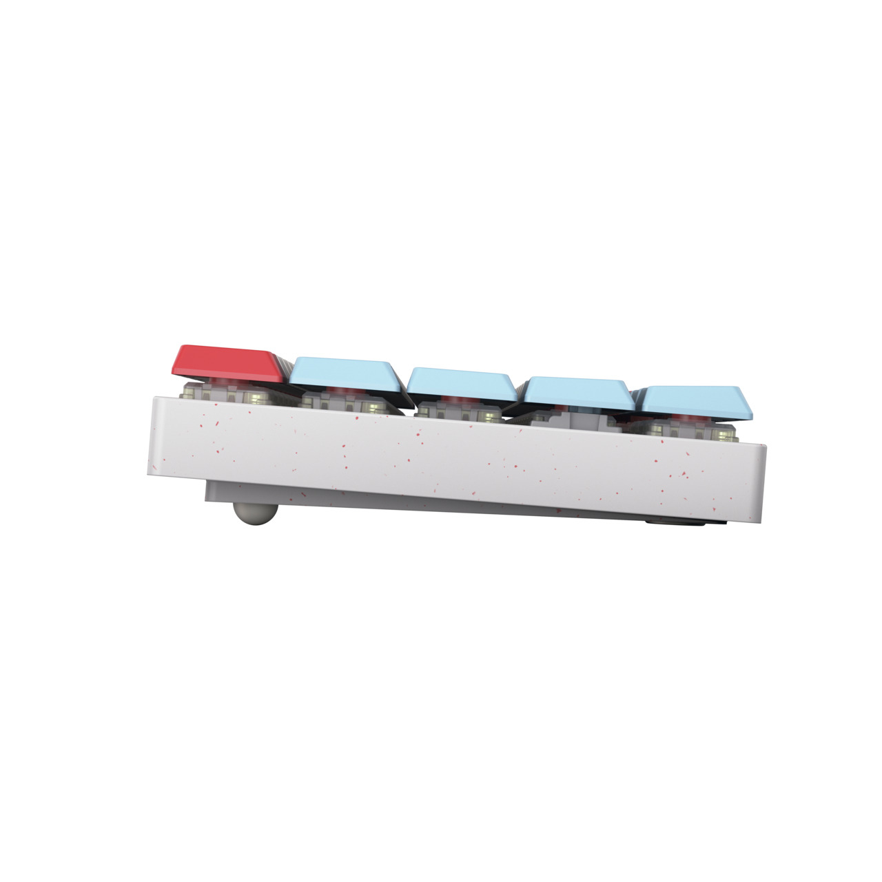 CHERRY XTRFY MX-LP 2.1 COMPACT Wireless Tastatur RGB DE weiß