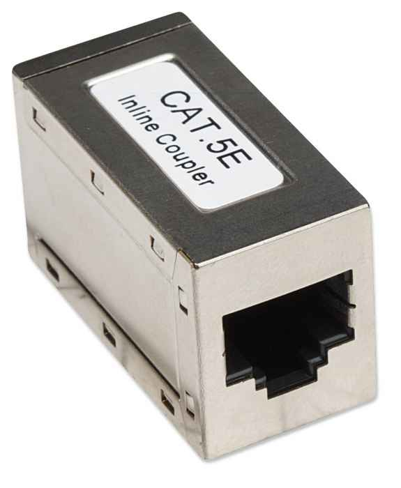 INTELLINET Kupplung RJ45 Cat5e 8P8C Bu/Bu FTP silber Netzwerkzubehör