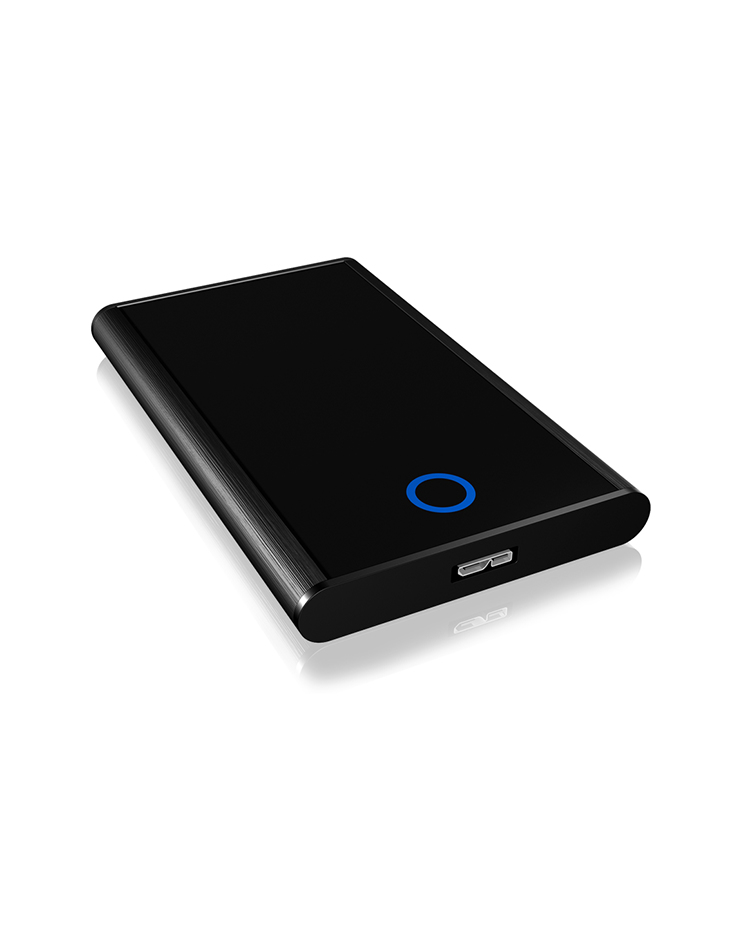 Geh. IcyBox USB 3.0  2,5" SATA3 HDD/&shy;SSD -> PC Aluminium sw retai