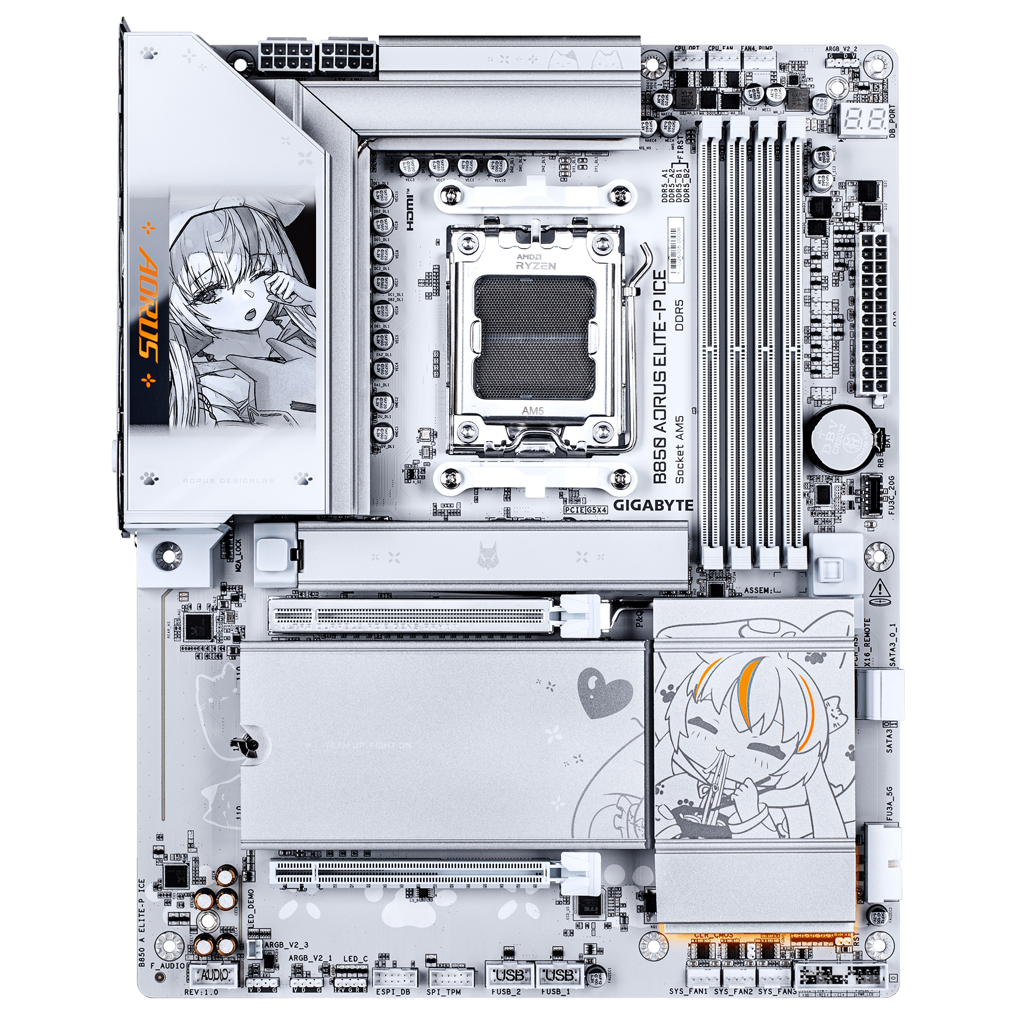 Gigabyte B850 Aorus Elite-P ICE (B850,AM5,ATX,DDR5)
